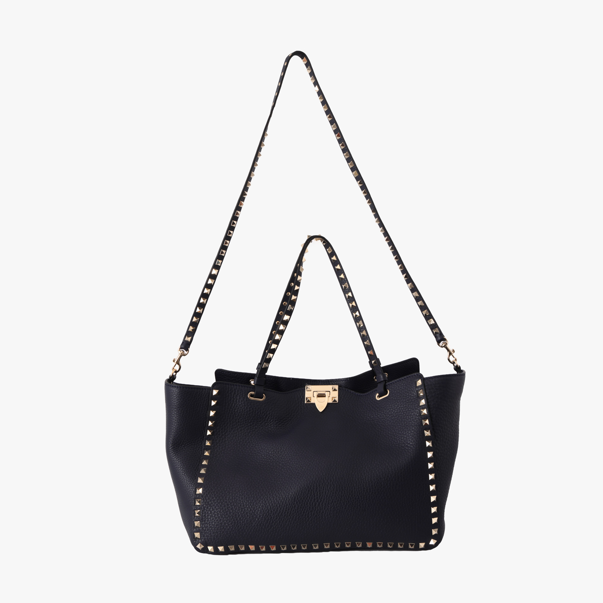 "Rockstud Shopping Bag" - Valentino leather bag