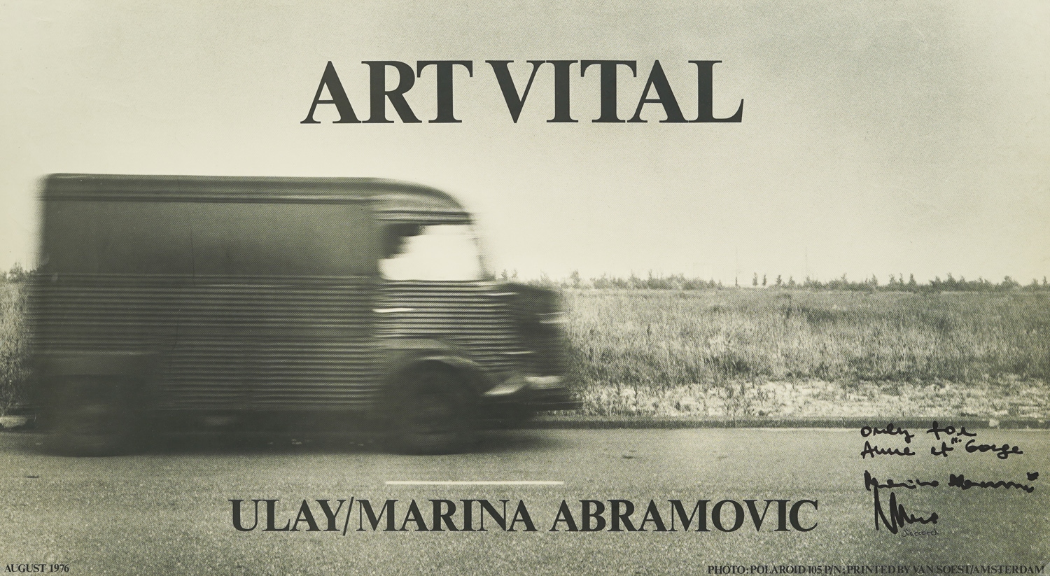 Ulay/Marina Abramović (Art Vital)