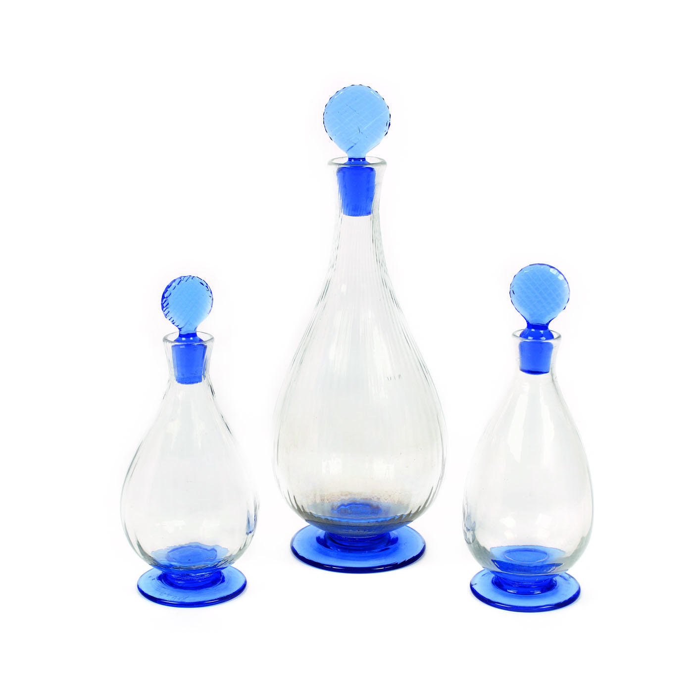 Rar serviciu Daum Nancy, format din 3 carafe, cca. 1900-1910