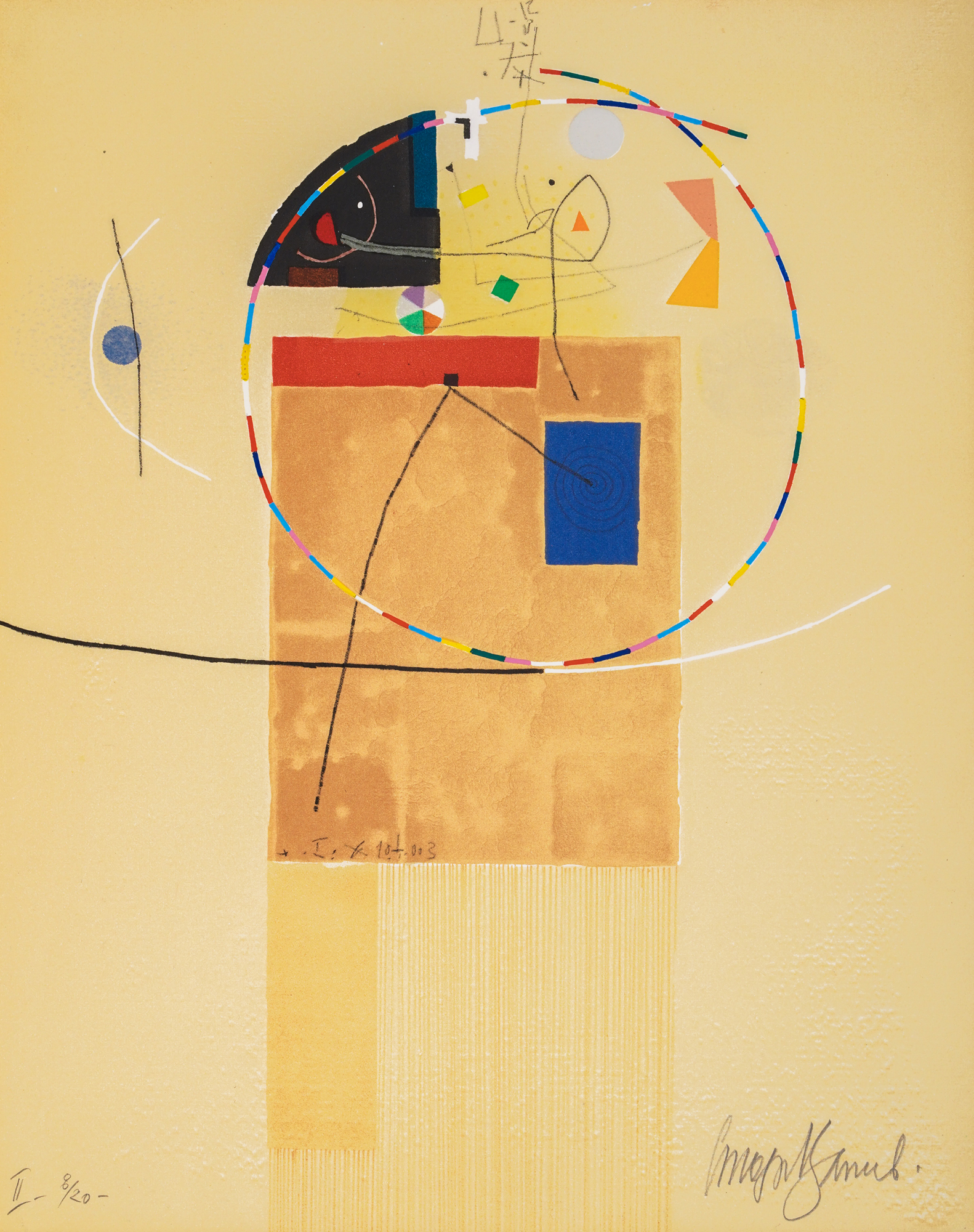 Composition in yellow