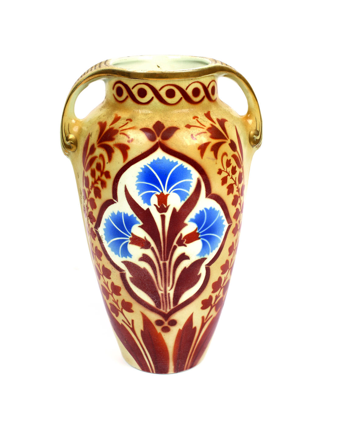 Vas din faianță Lunéville, în stil Art Nouveau, cca.1900