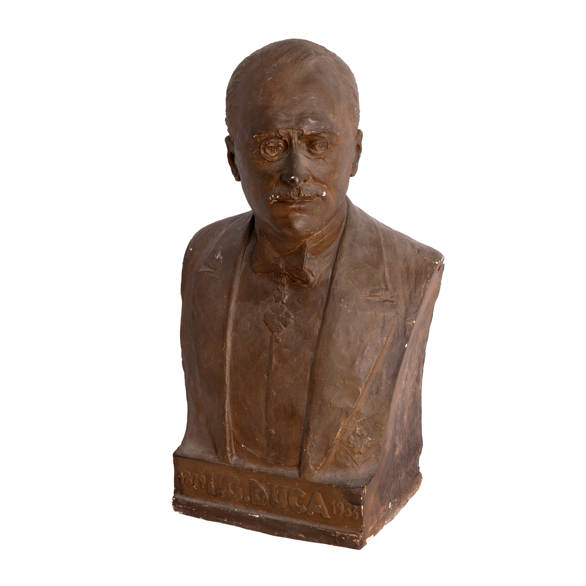 Bustul omului politic Ion Gheorghe Duca