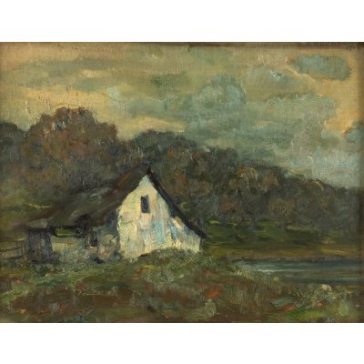 ◆杉山慎一郎 油彩画 MA FORET　10号 A10