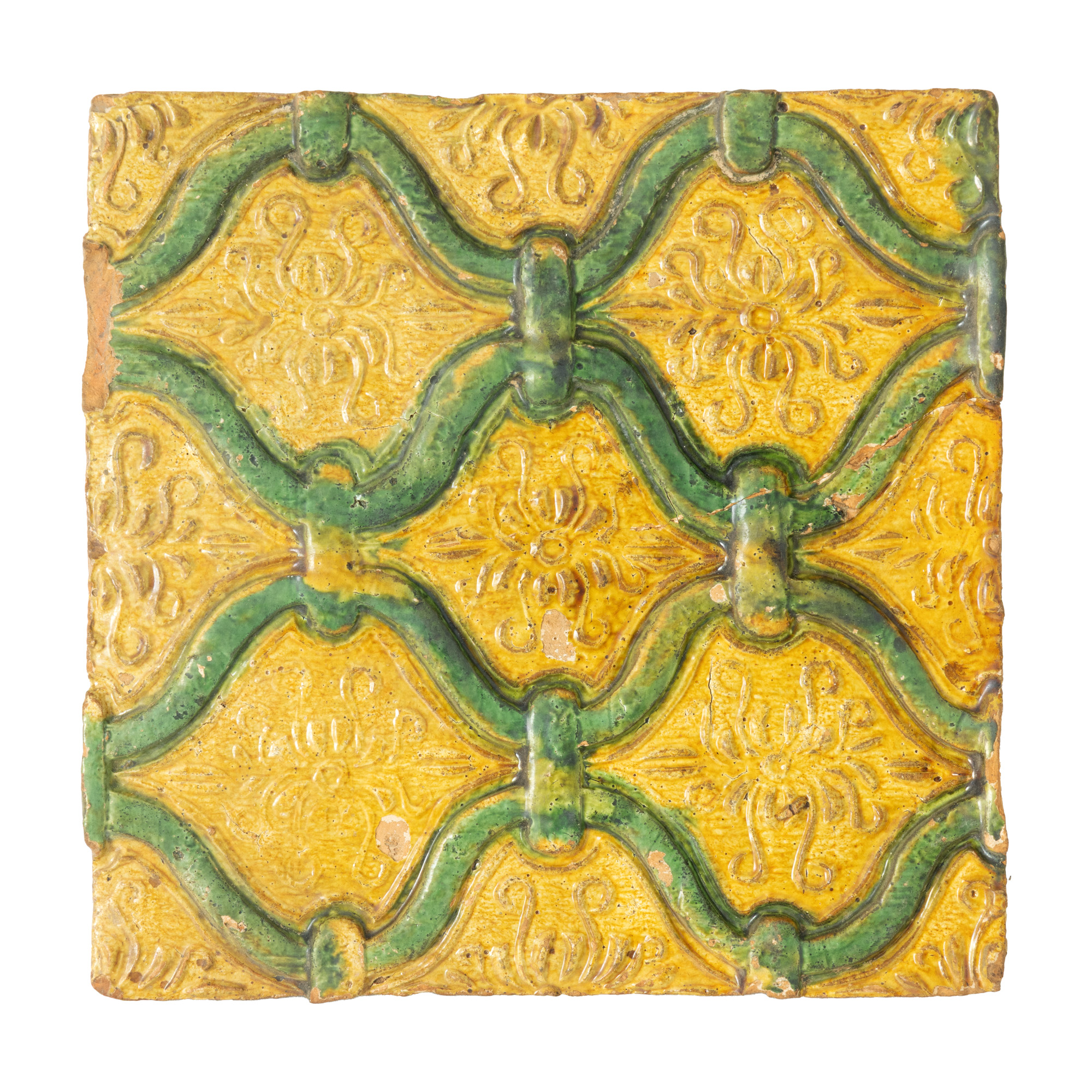 Terracotta stove, Transylvania, 19th century