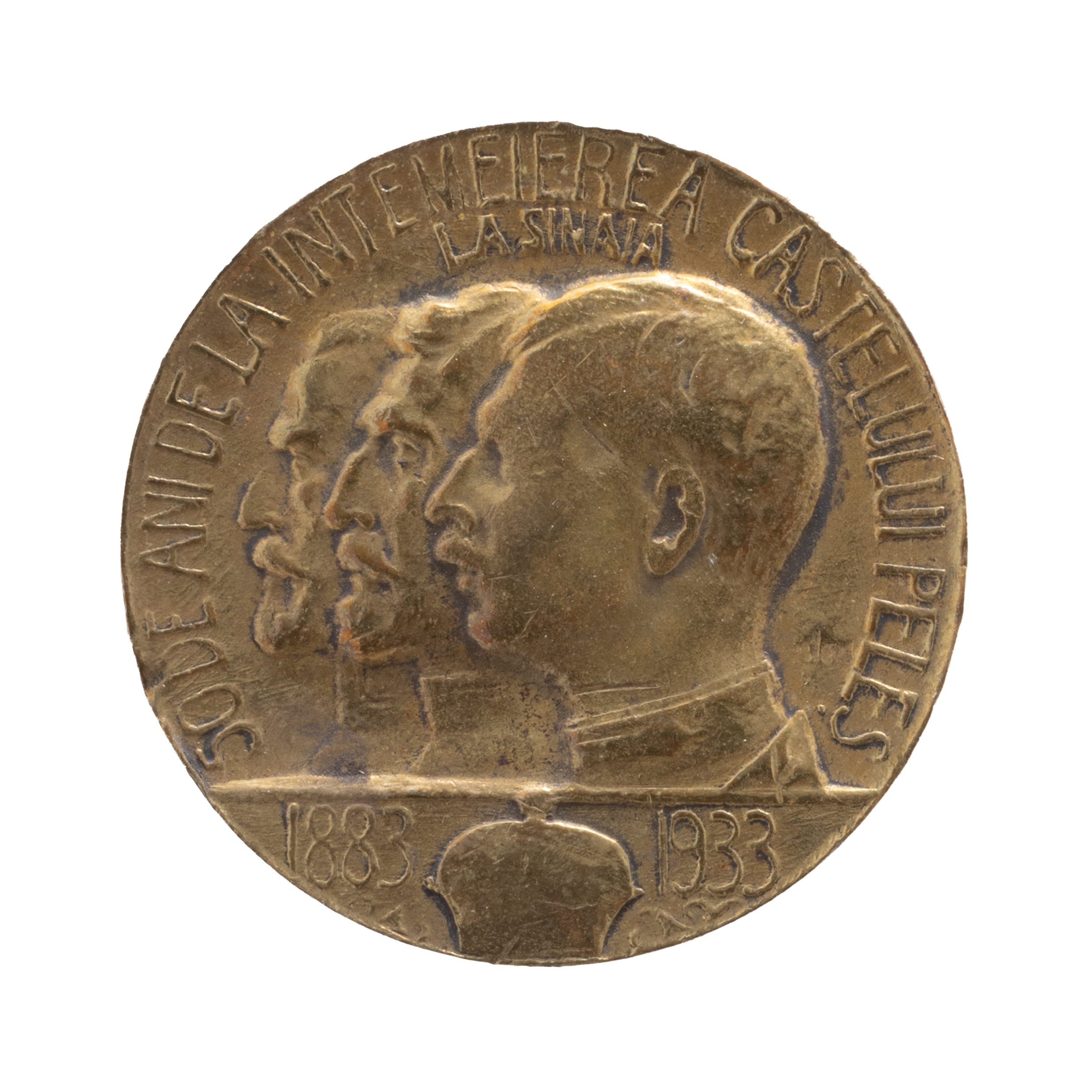 Probă medalie ”50 de ani de la întemeierea castelului Peleș”, 1933