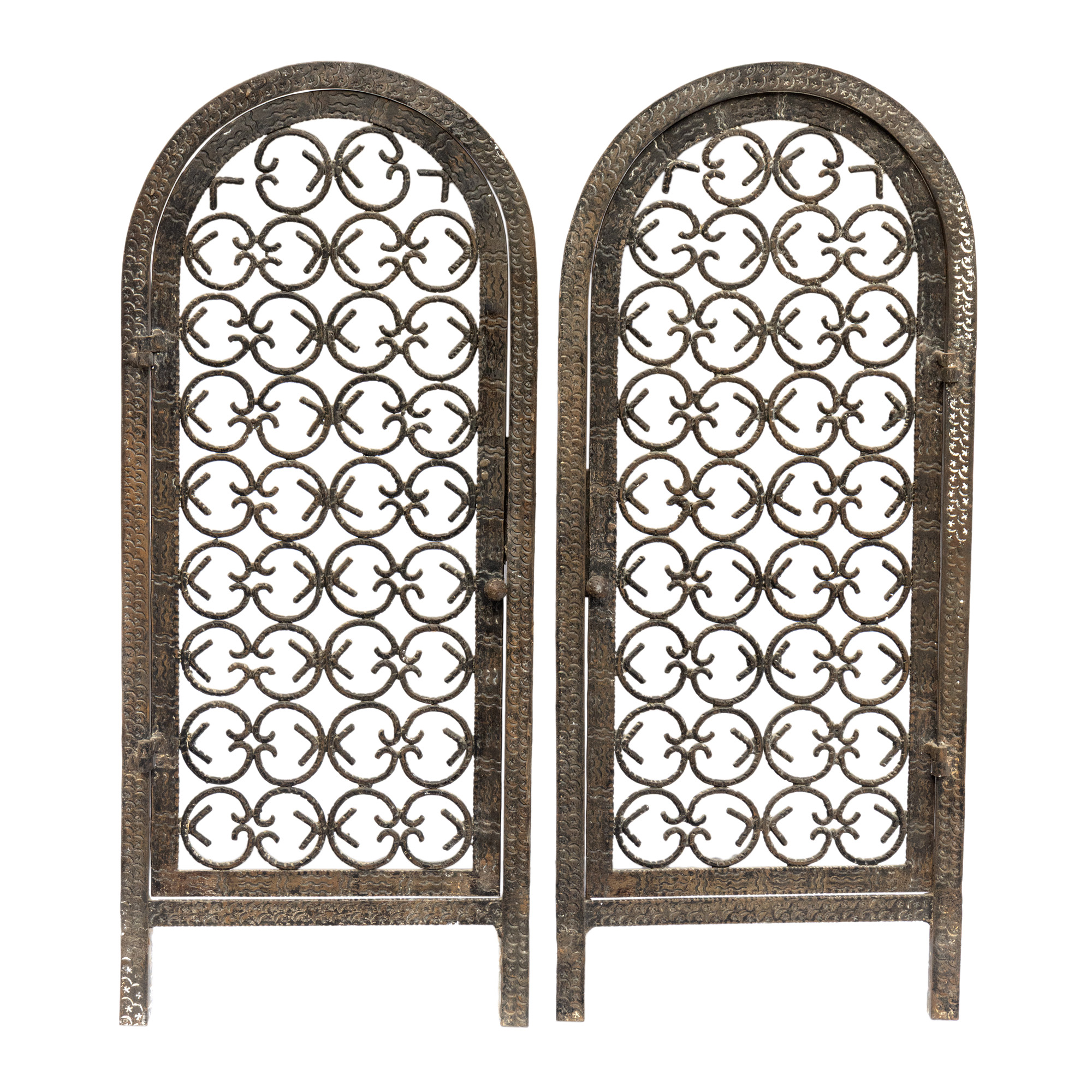 Grilaje decorative, din fier forjat, cca. 1920