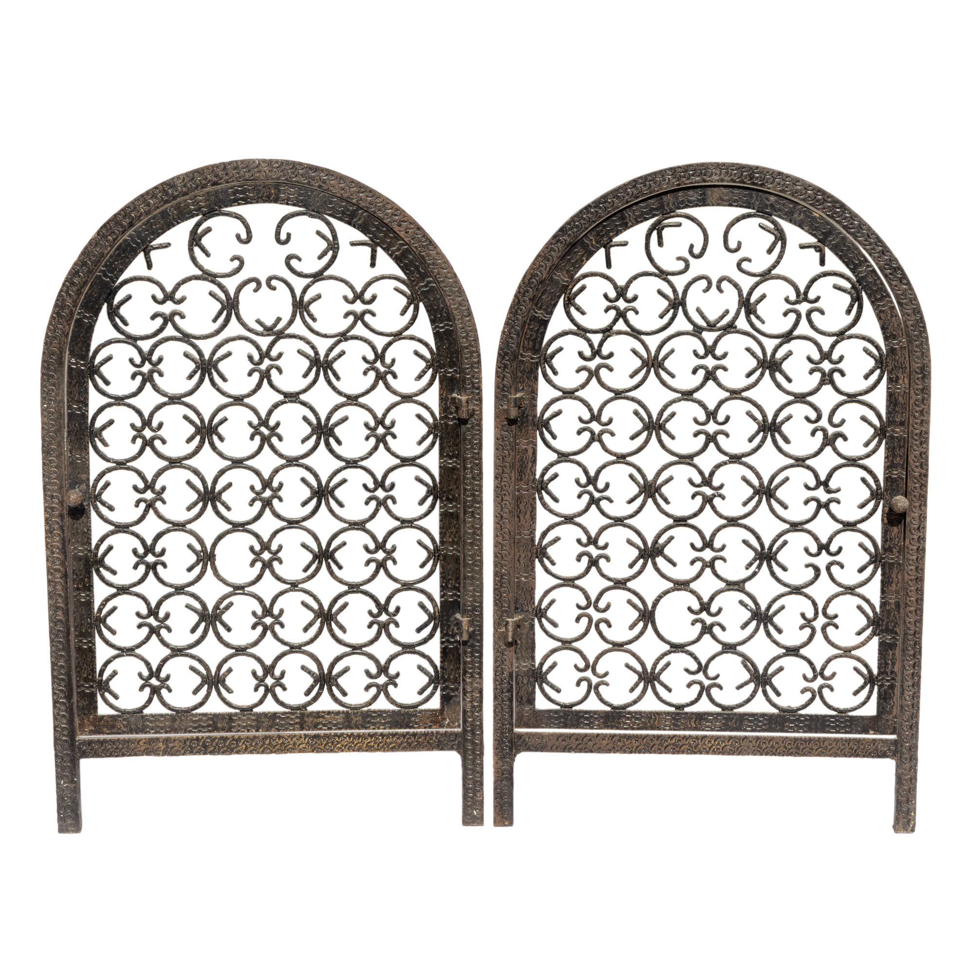 Decorative wrought iron grills, cca. 1920