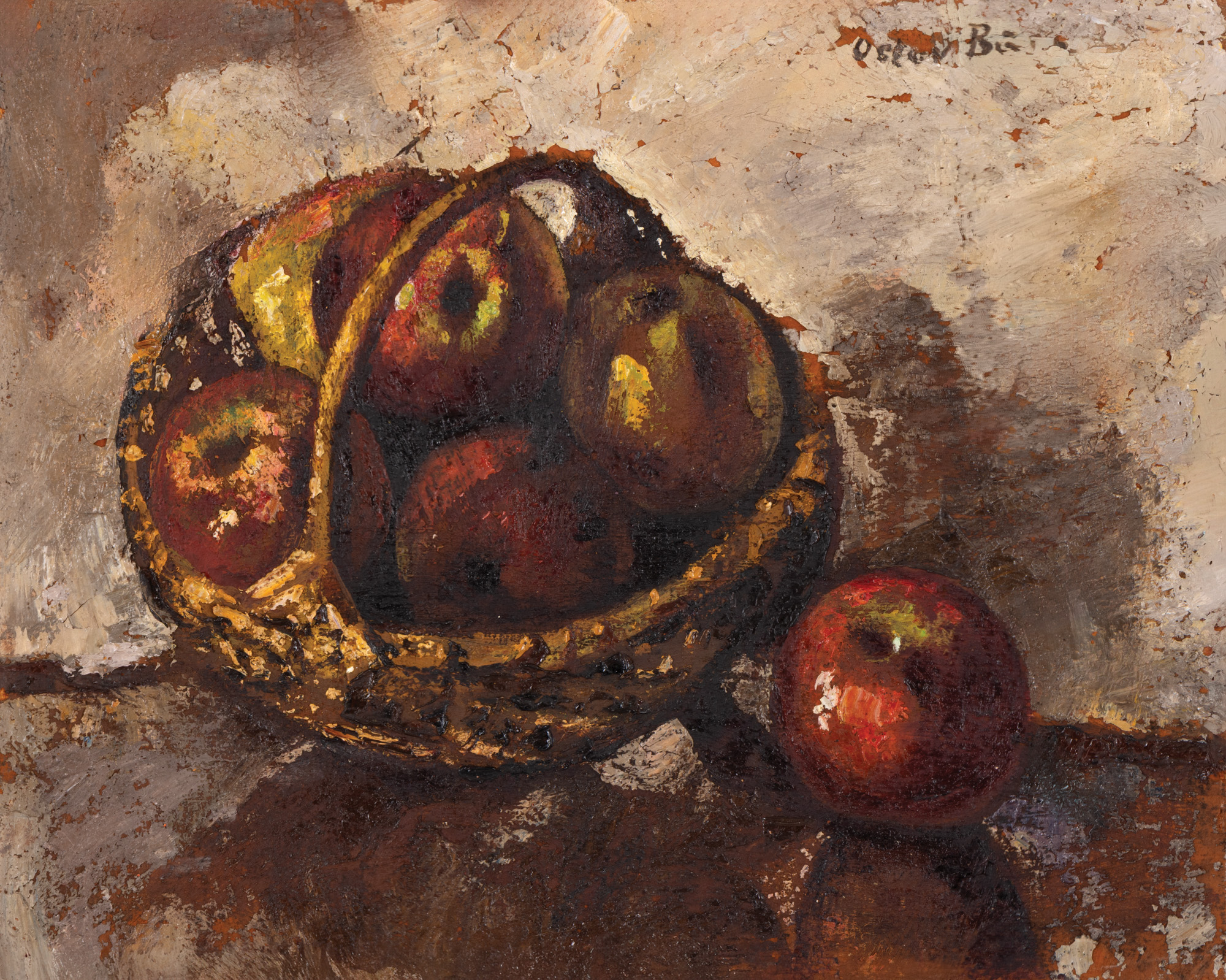 Basket with Apples