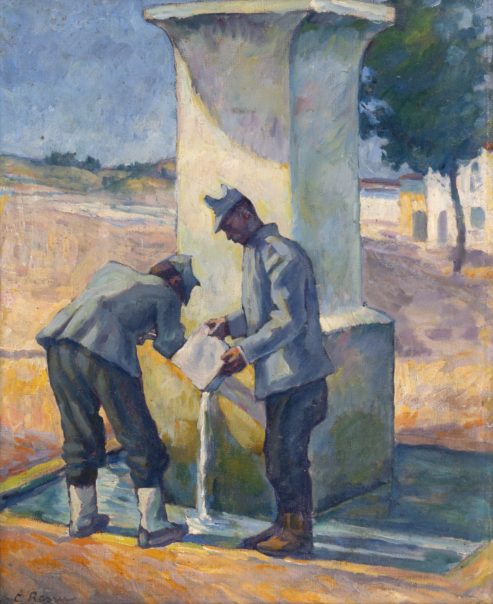 La cișmea (Soldați români la Plevna)
