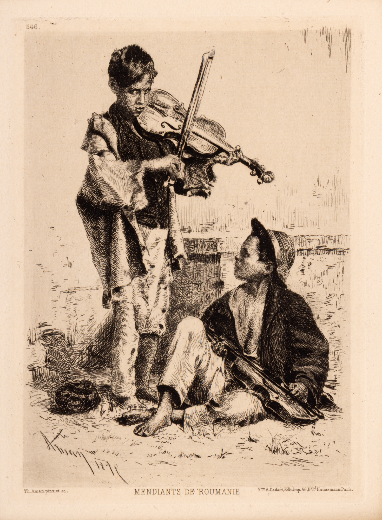 Mendiants de Roumanie