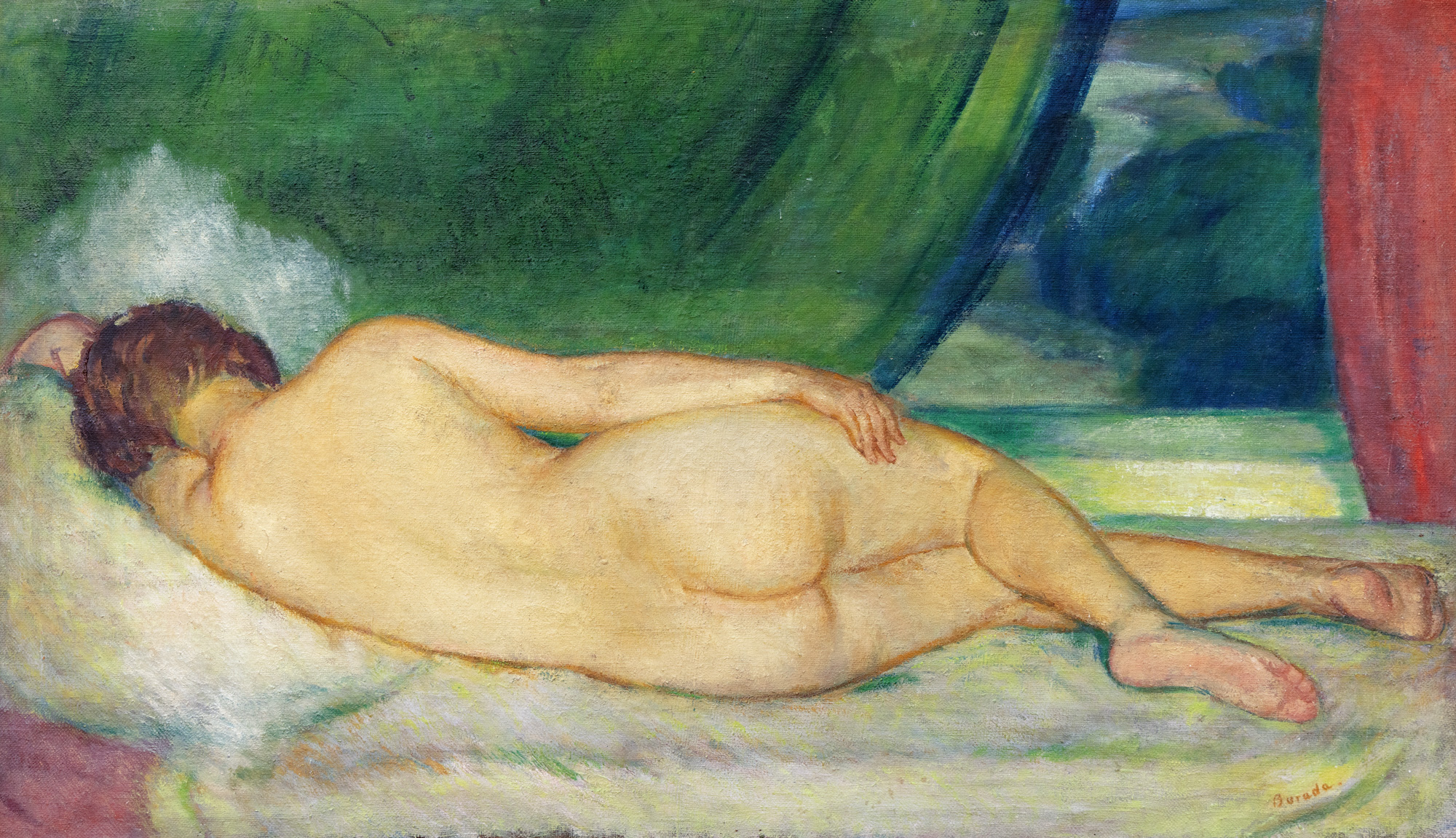Nud cu spatele