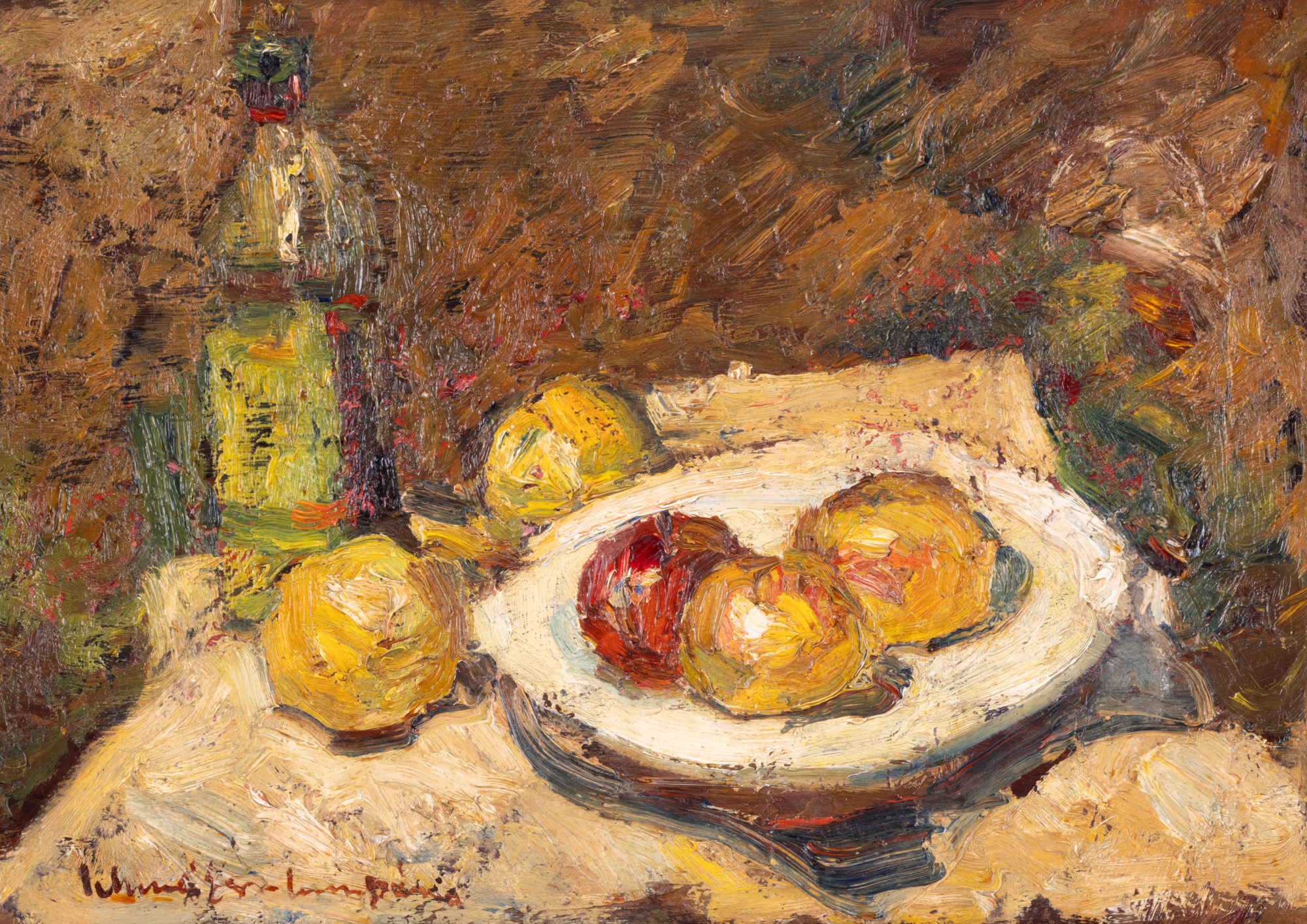 Still Life with Fruits and Brandy