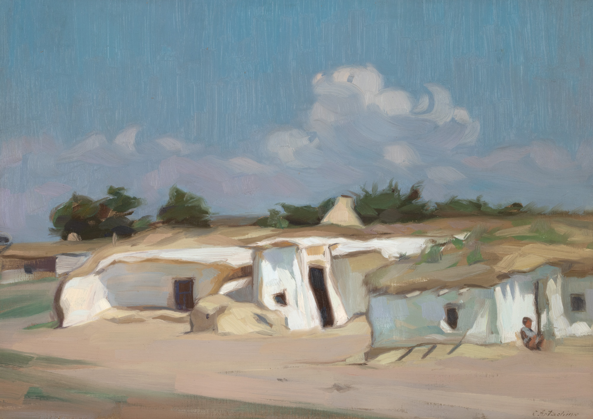 Huts in Dobrogea