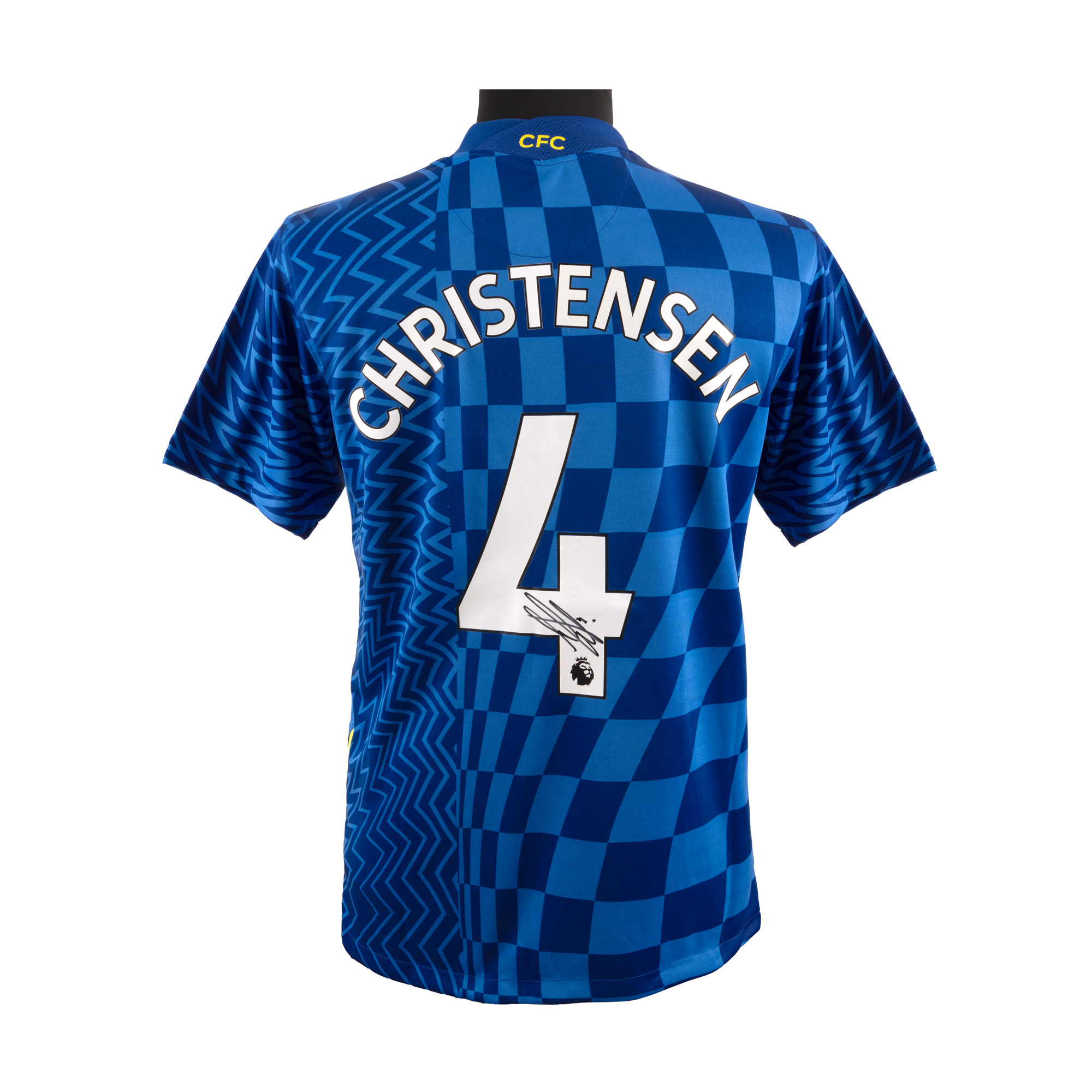 Tricou al echipei F.C. Chelsea, cu semnătura olografă a lui Andreas Christensen
