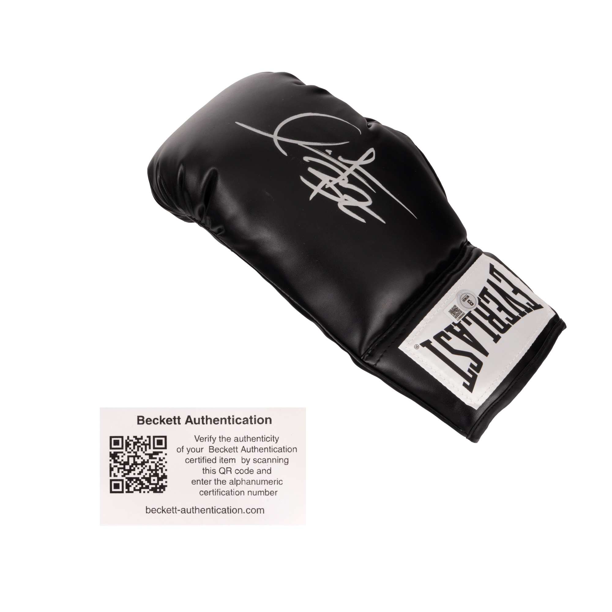 Mănușă de box, cu semnătura olografă a lui Deontay Wilder, cu timbru de autentificare de la Beckett