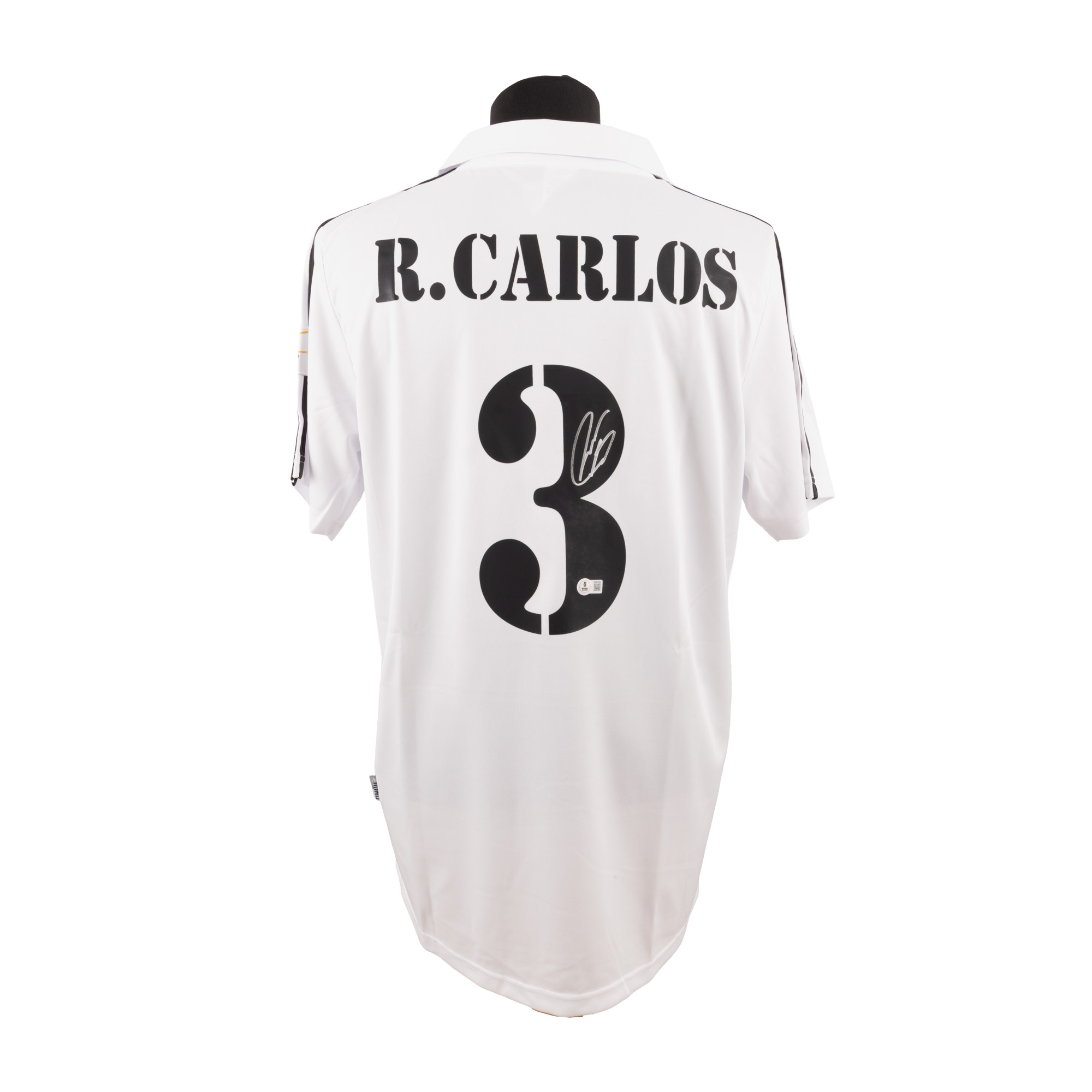 Tricou Real Madrid, cu semnătura olografă a lui Roberto Carlos