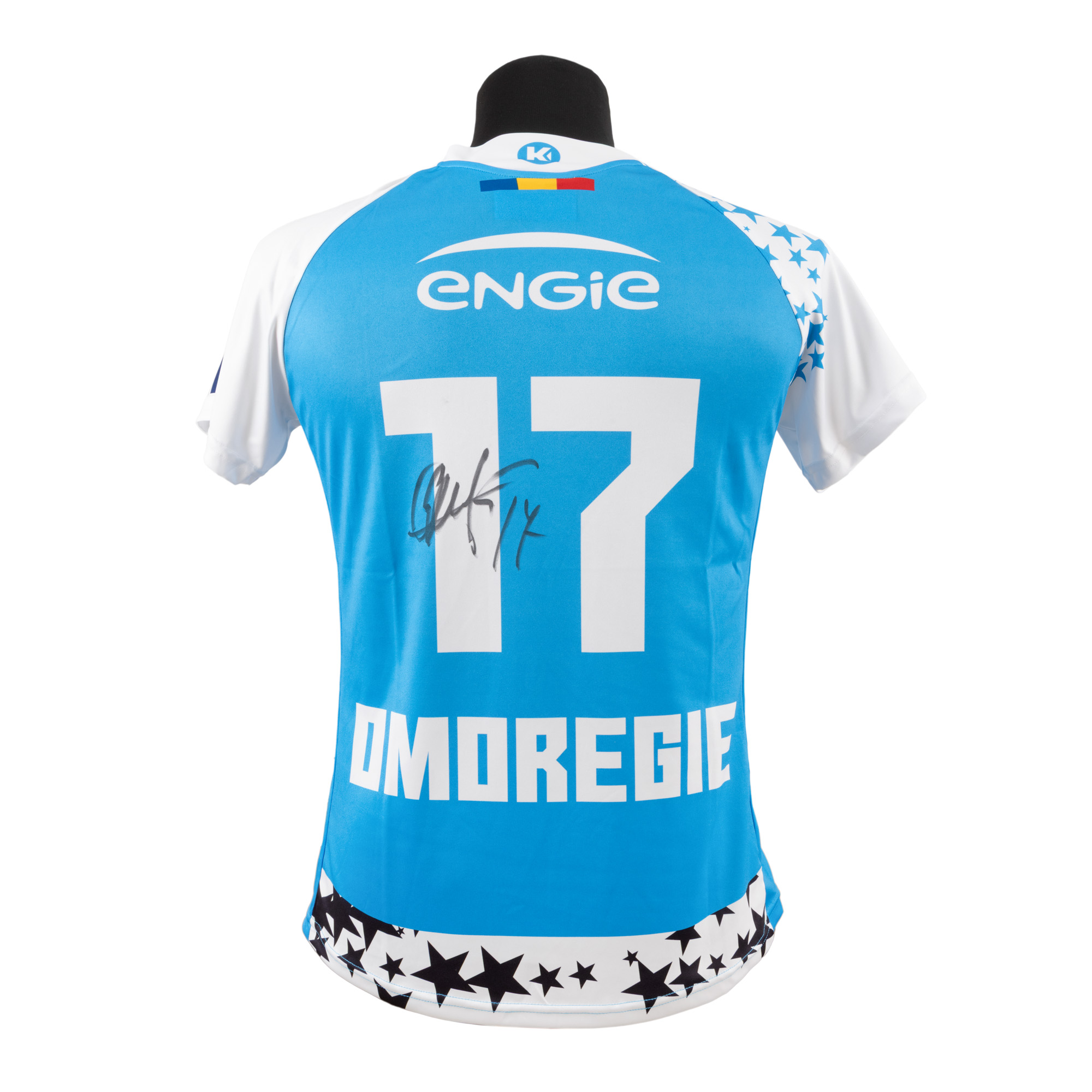 Tricou de handbal, CSM București, cu semnătura olografă a lui Elizabeth Omoregie