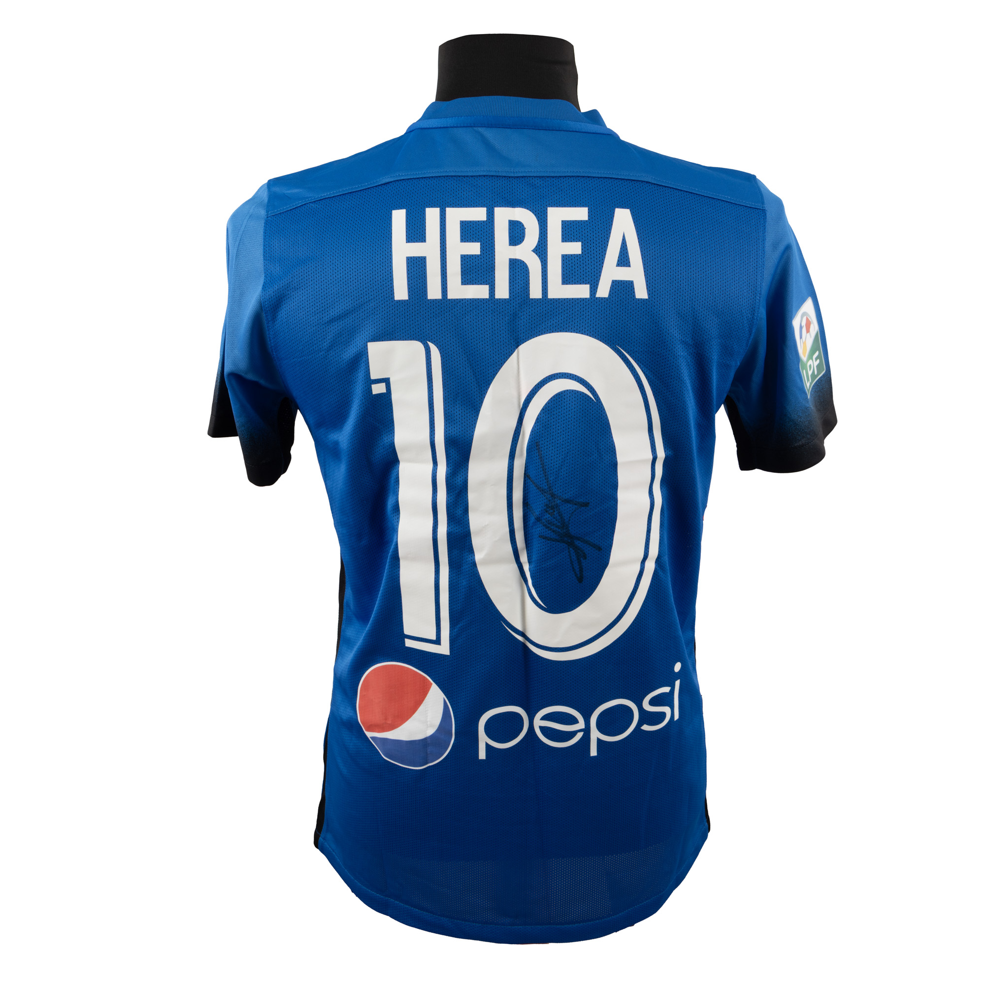 Tricou F.C. Viitorul, cu semnătura olografă a lui Ovidiu Herea