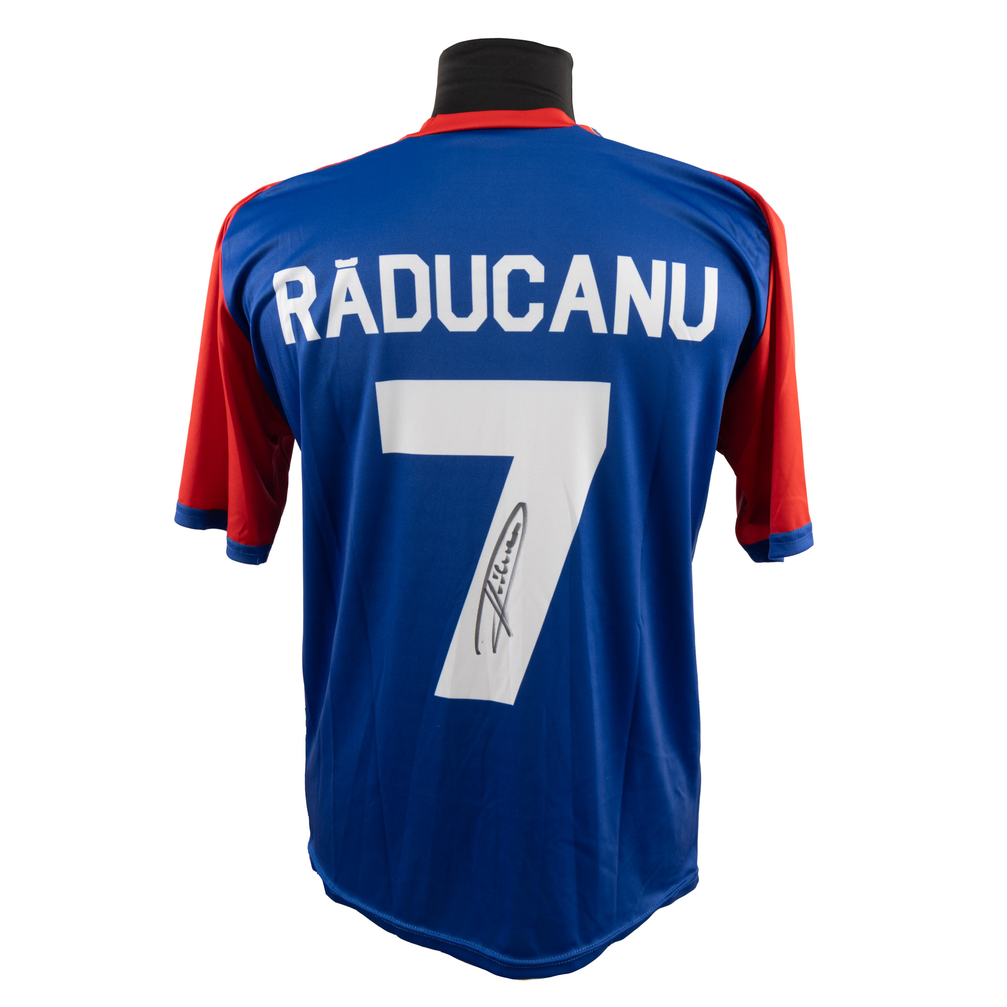 Tricou Steaua București, cu semnătura olografă a lui Marcel Răducanu, înrămat