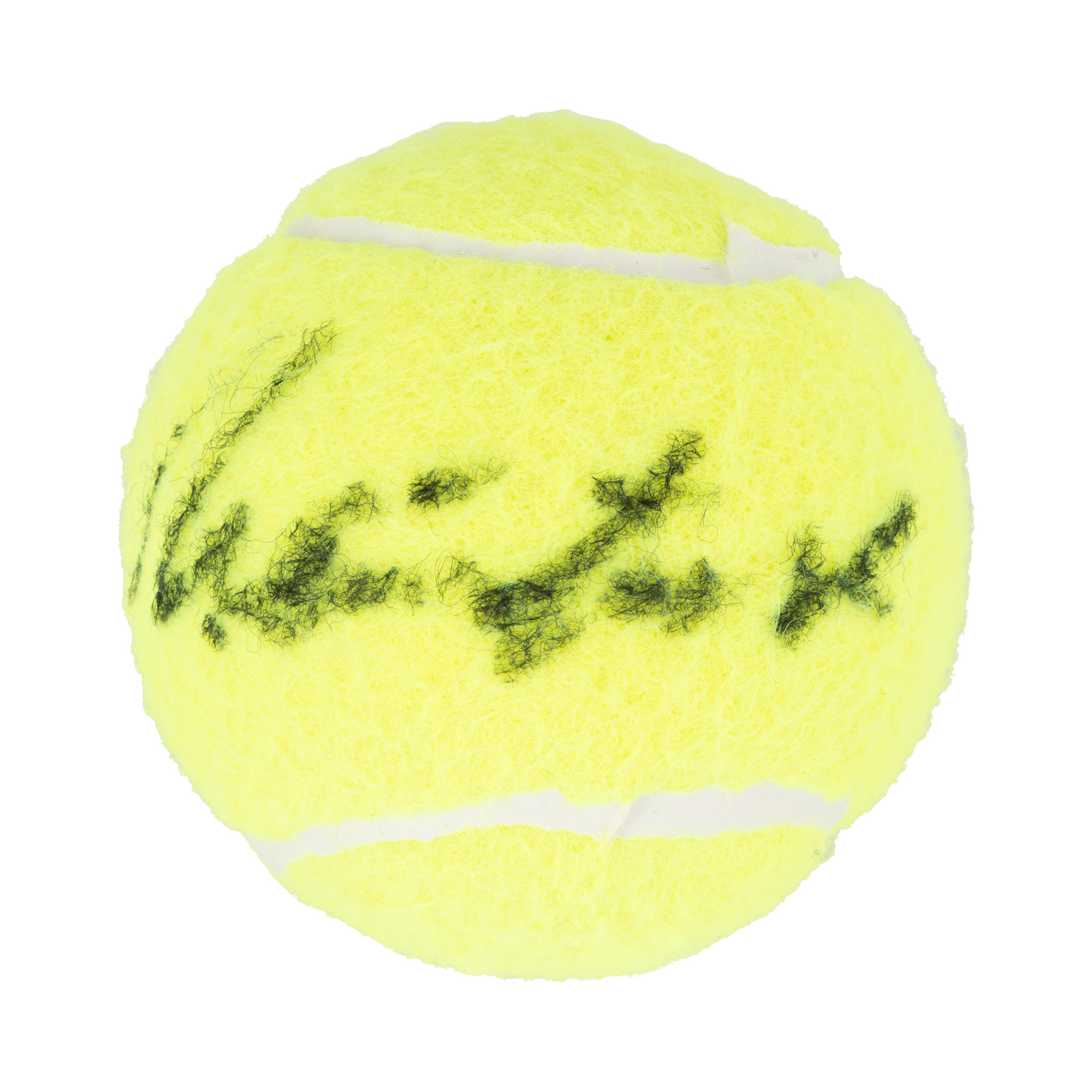 Minge de tenis, cu semnătura olografă a lui Ilie Năstase