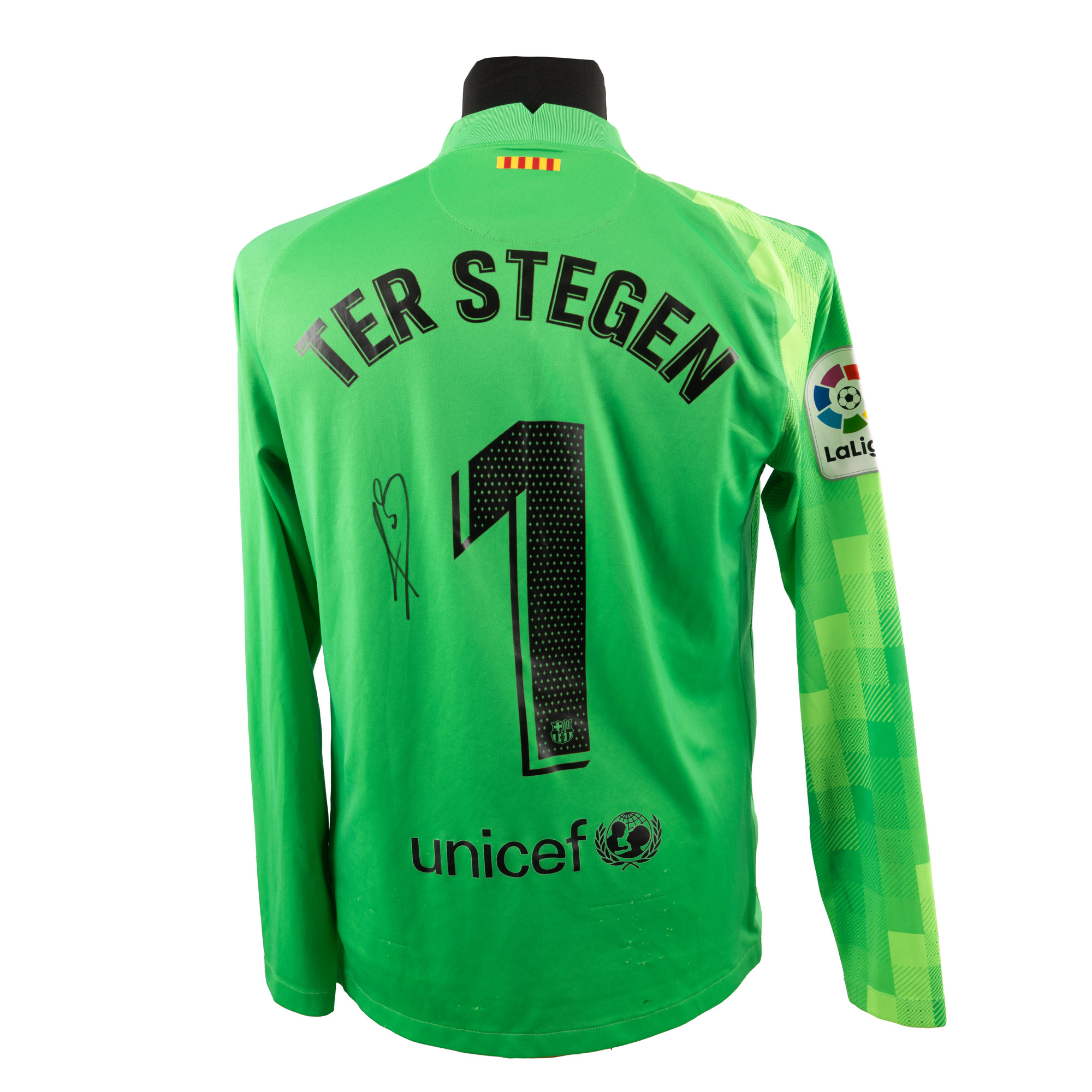 Tricou de portar, F.C. Barcelona, cu semnătura olografă a lui Marc-André Ter Stegen