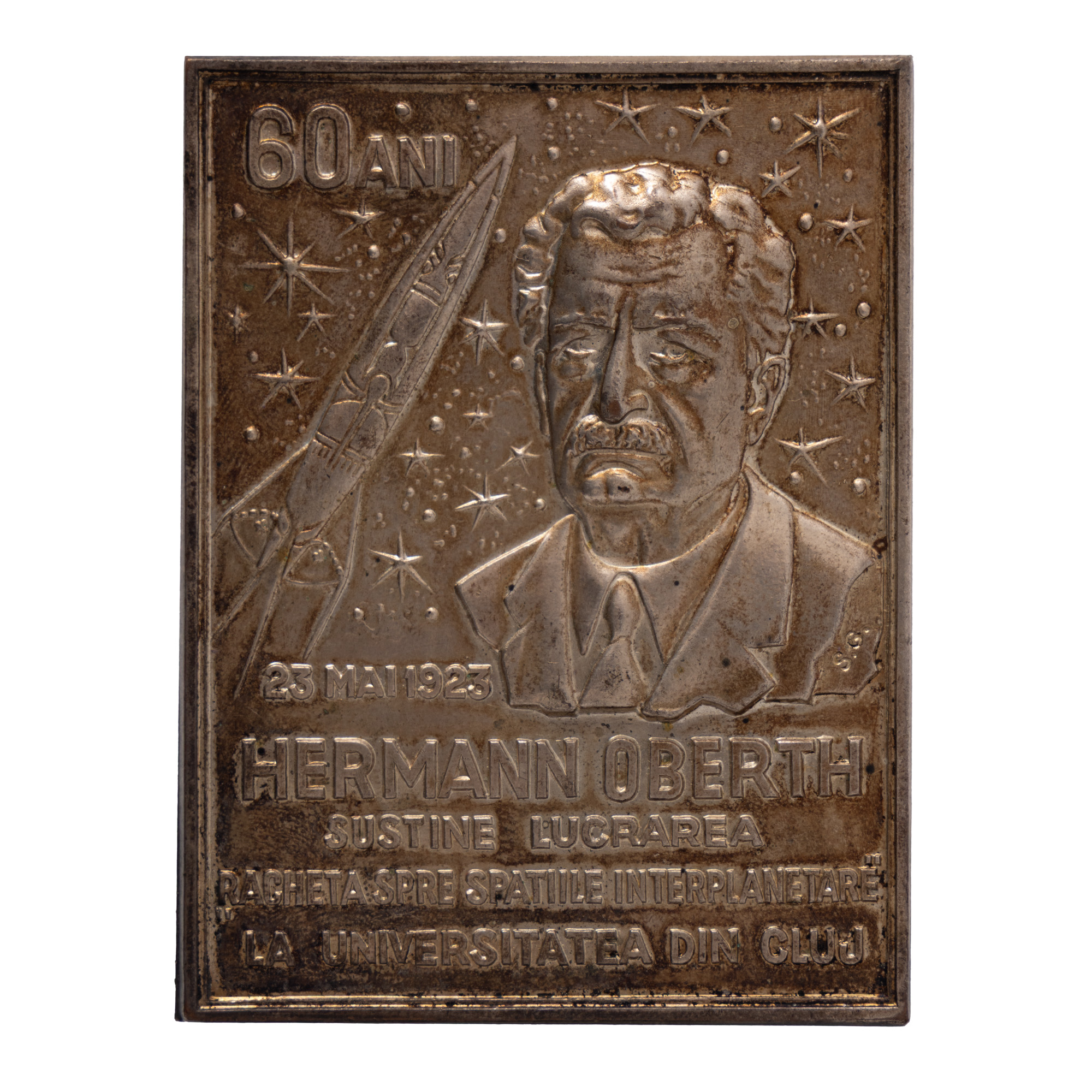 Plachetă ”Hermann Oberth”, cca. 1923