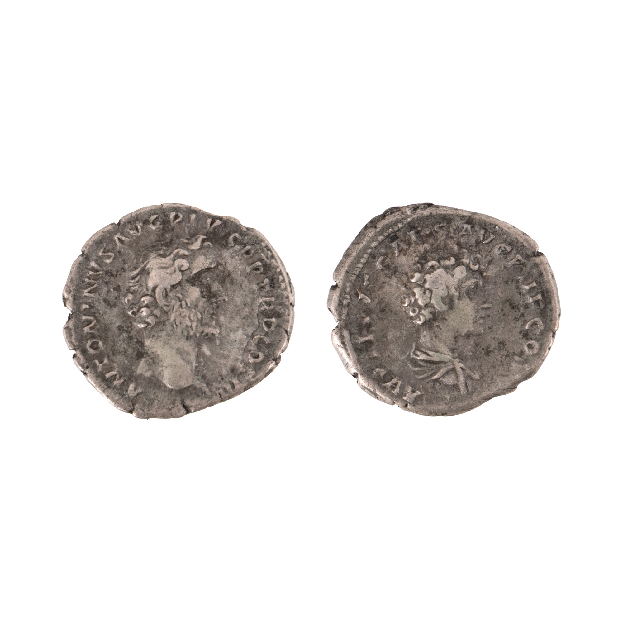 Monedă Denarius, Antoninus Pius, Imperiul Roman, 140 e.n., tip Marcus Aurelius caesar, argint