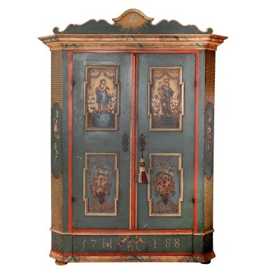 Impressive dowry cabinet, Habsburg Empire, dated 1788
