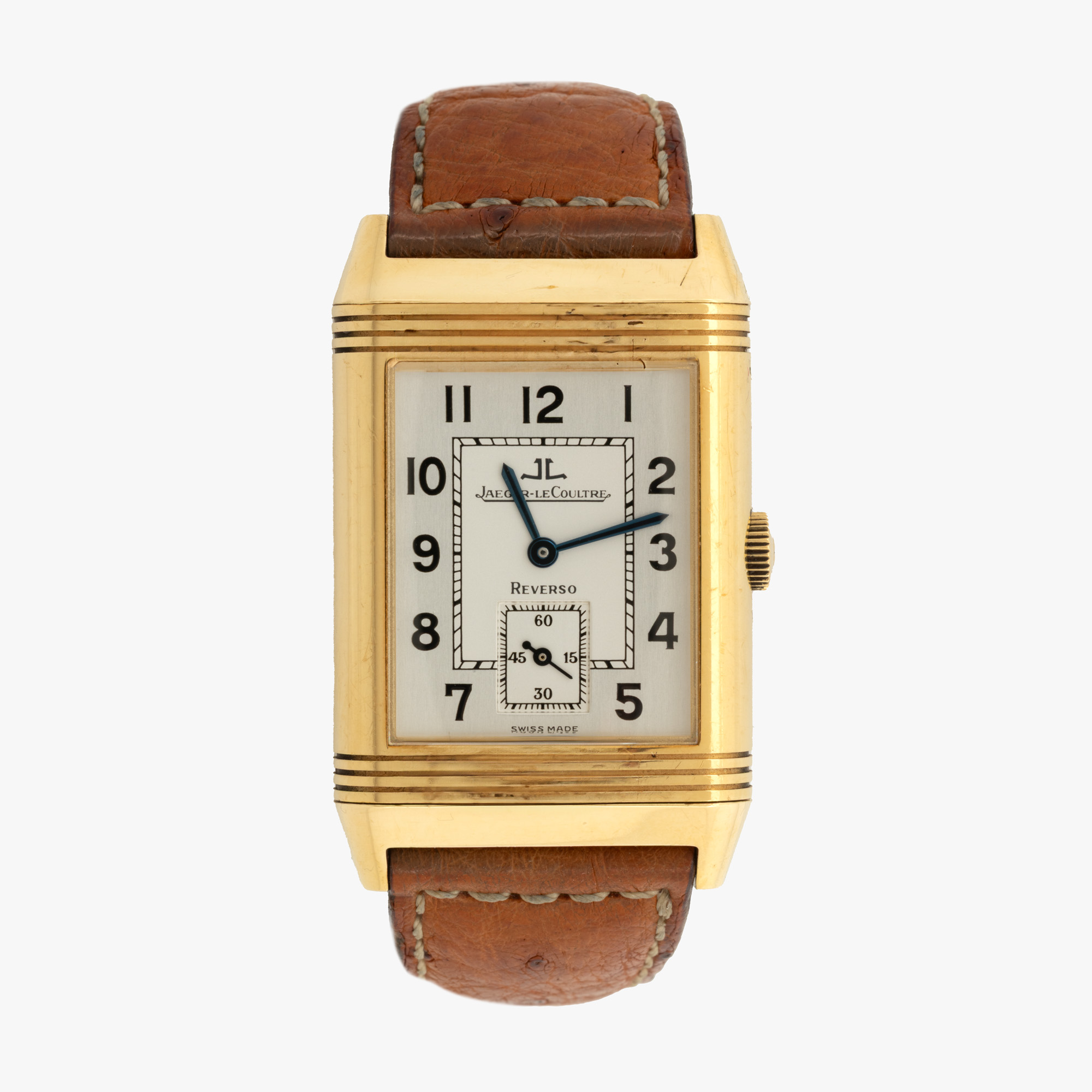 Ceas Jaeger LeCoultre Reverso, din aur, de mână, bărbătesc