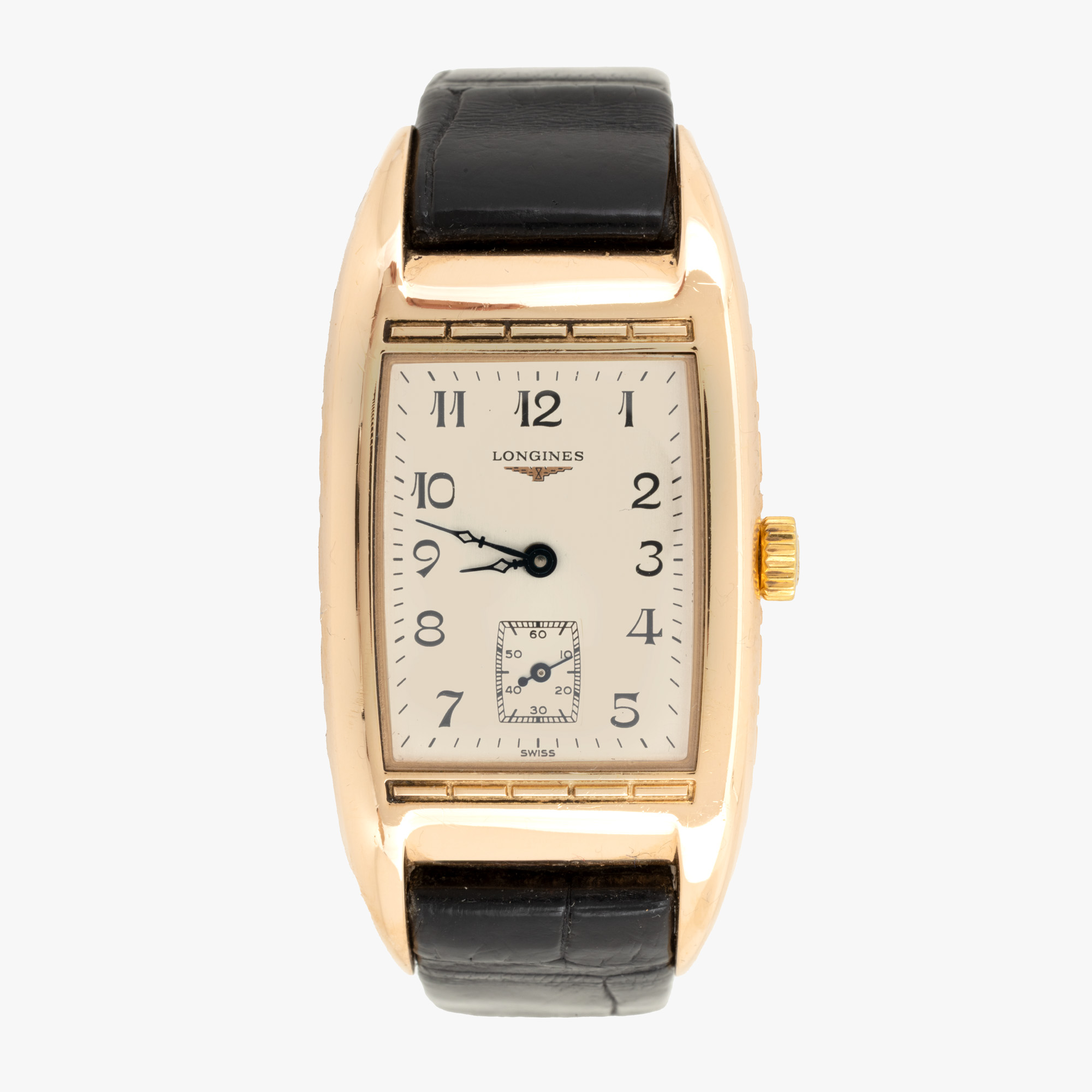Ceas Longines Belle Arti, din aur, de mână, bărbătesc