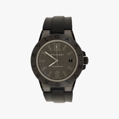 Bvlgari Diagono Watch, made of ceramic and magnesium, hand-held, unisex, accompanied by the original box, warranty card and brochures