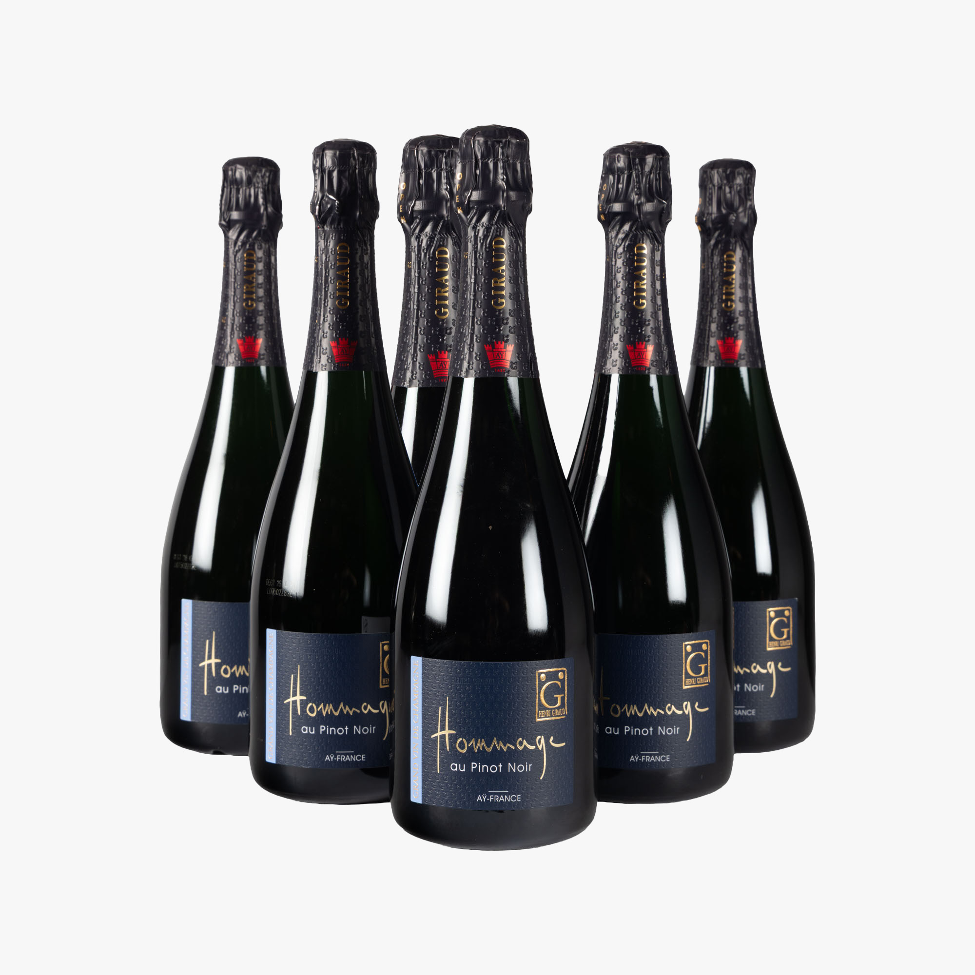 Champagne Henri Giraud Argonne Grand Cru, 2015, 1st x 0,75l, în cutia originală