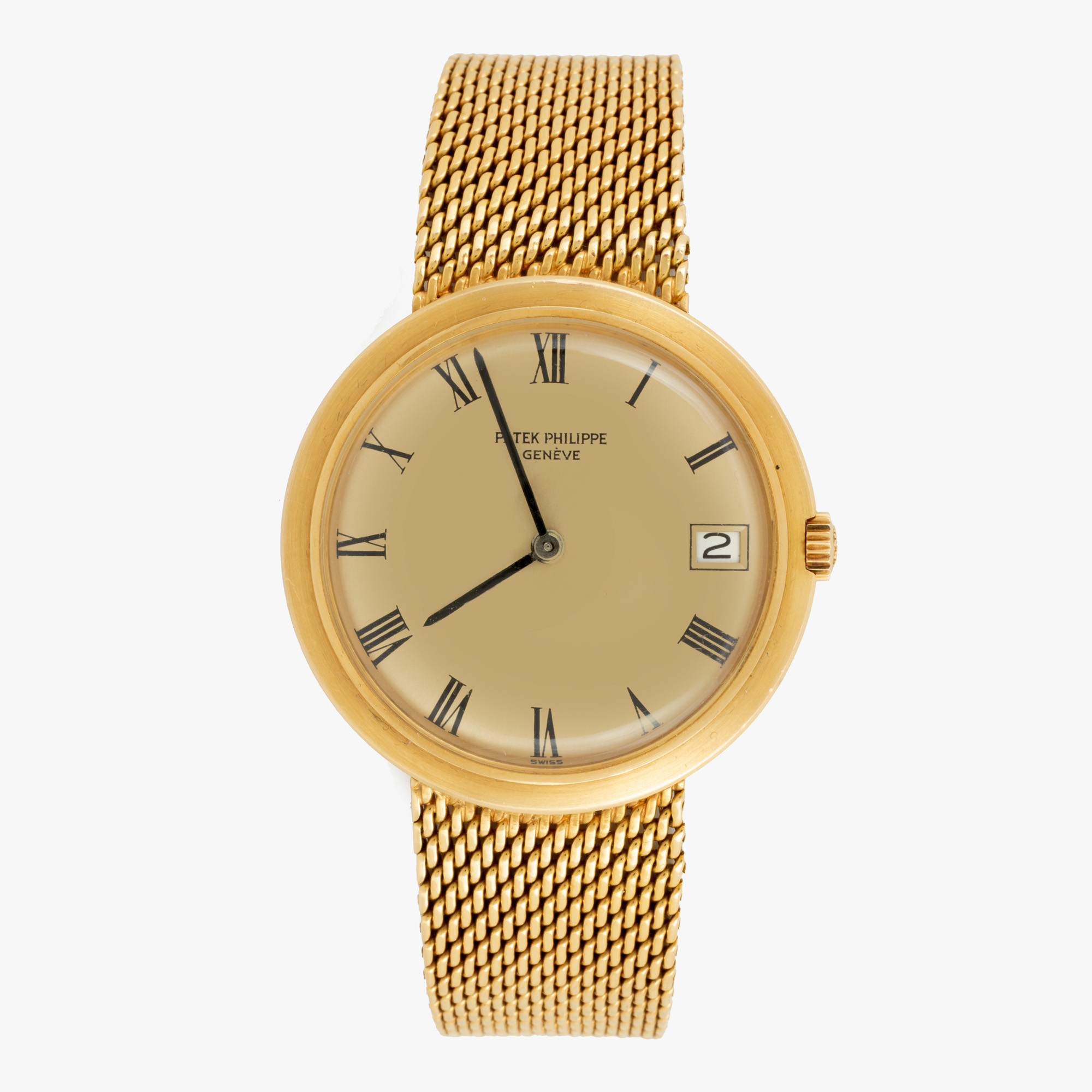Ceas Patek Philippe Calatrava, din aur, de mână, bărbătesc
