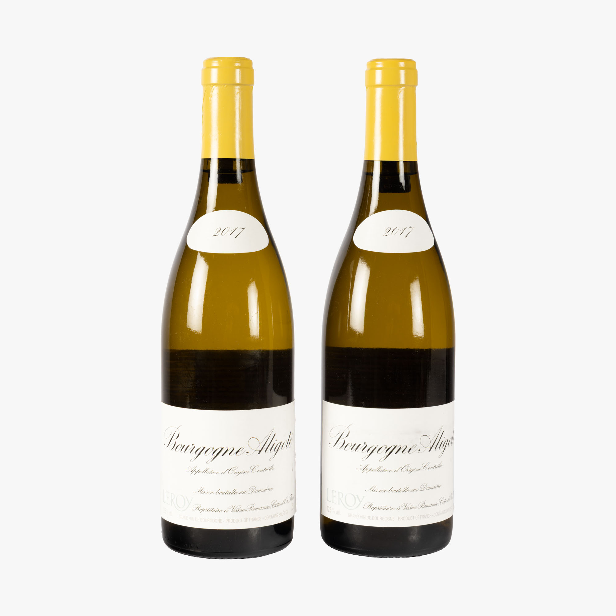 Domaine Leroy Bourgogne, Cuvée Bourgogne Aligoté, 2017, 2st x 0,75l