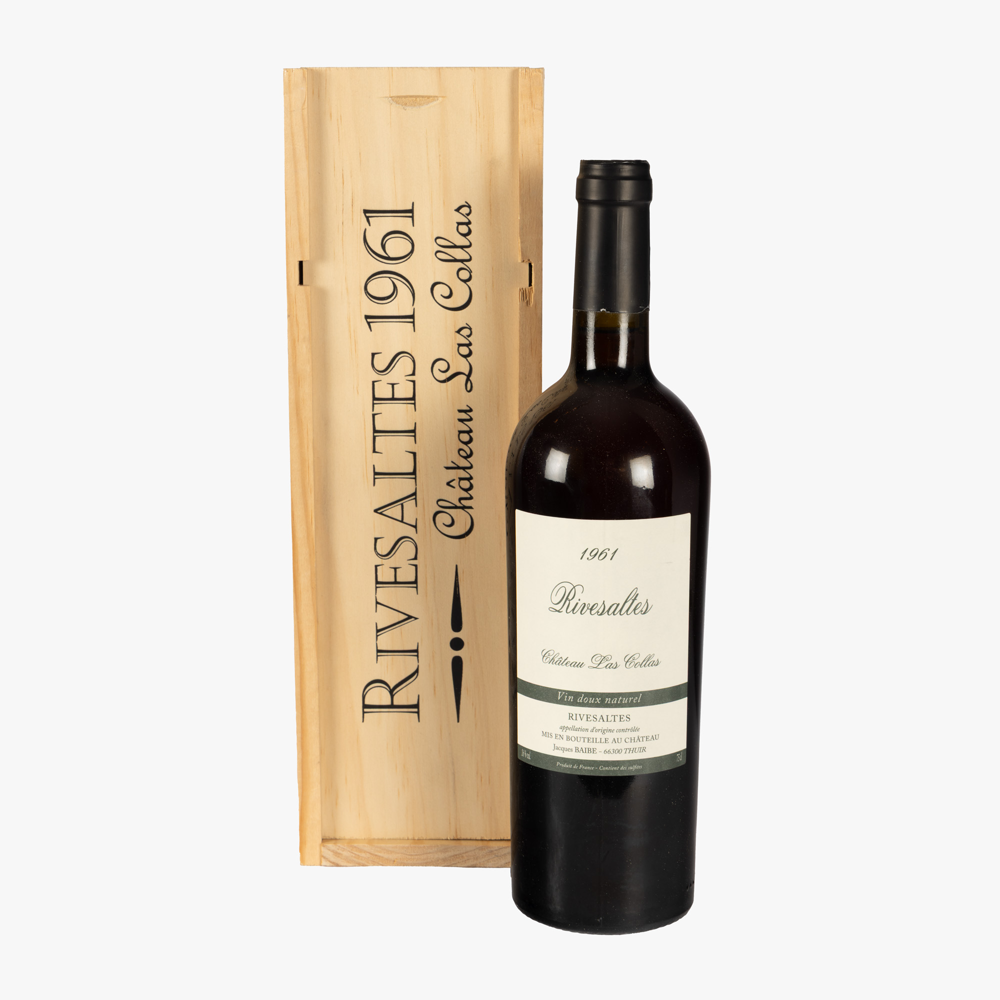 Rivesaltes Franța, Cuvée Las Collas 1961, 1st x 0,70l, în cutia originală