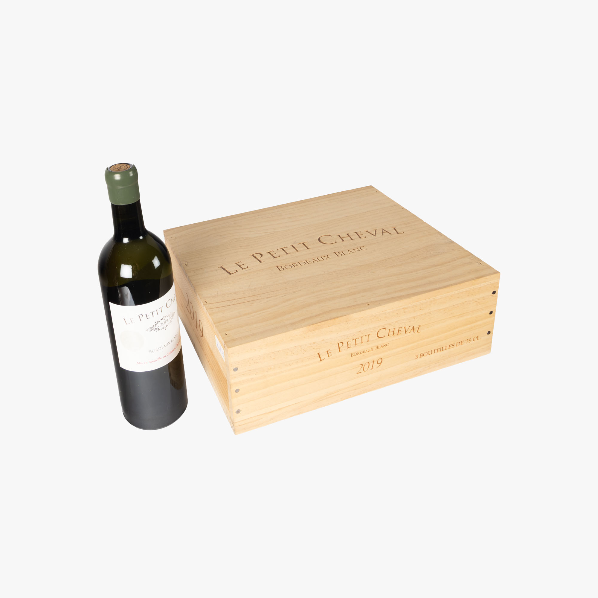 Château Cheval Blanc Bordeaux, Cuvée Le Petit Cheval Blanc, 2019, 4st x 0,75l