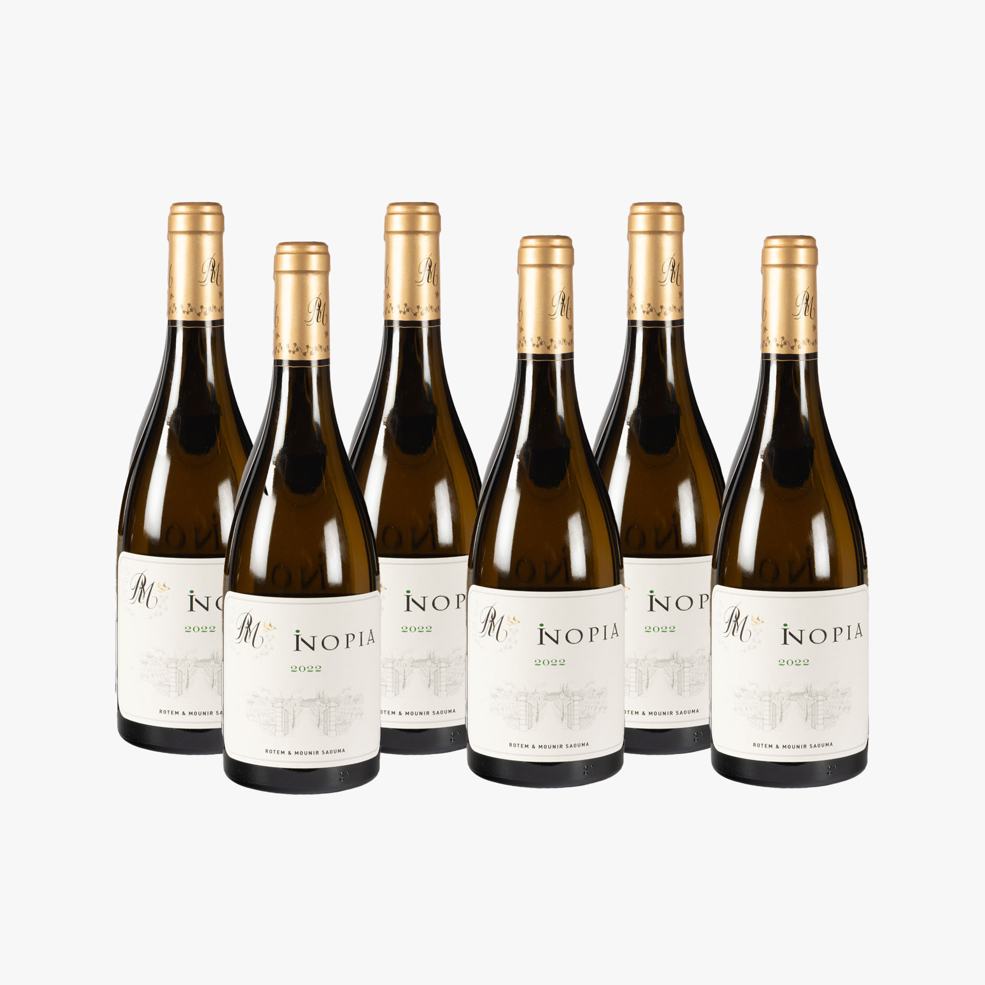 Domaine Rotem & Mounir Saouma, Côtes du Rhône Franța, Cuvée Inopia, 2022, 6st x 0,75l