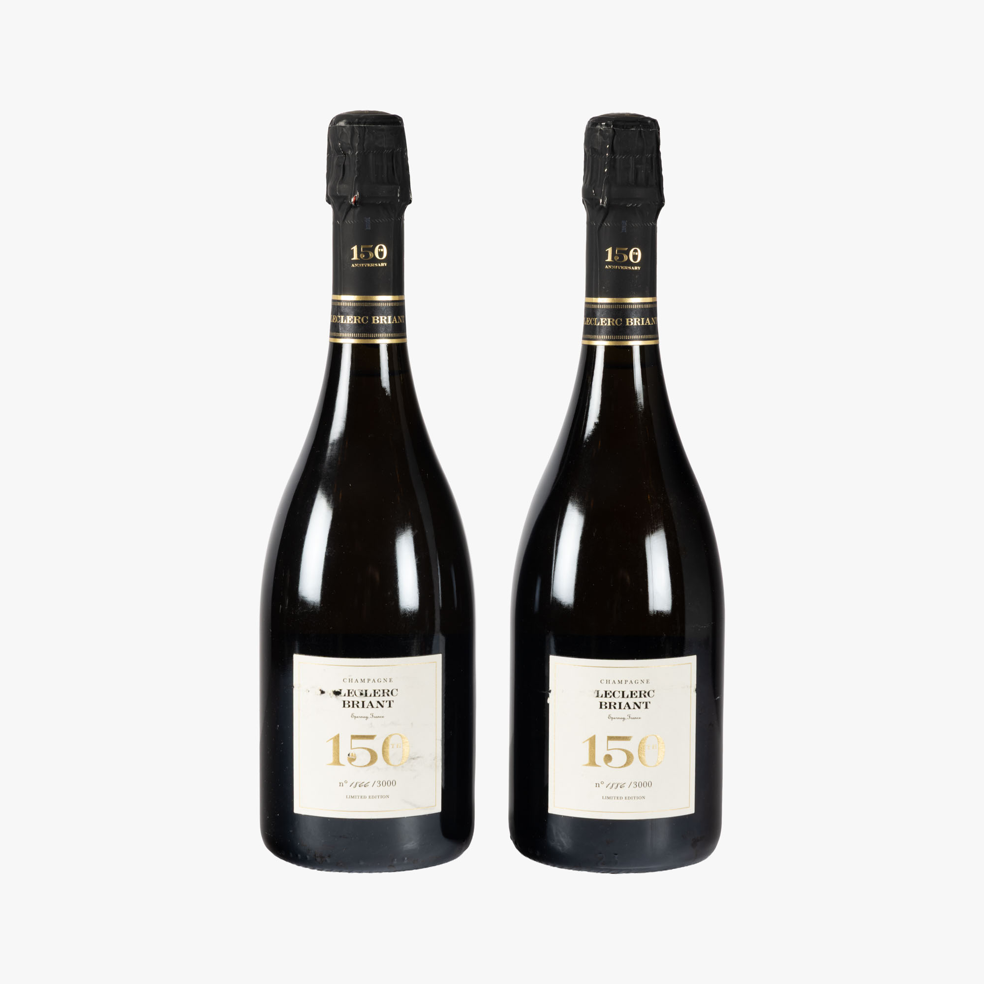 Champagne Leclerc Briant, Cuvée 150 Anniversaire Vintage, 2st x 0,75l