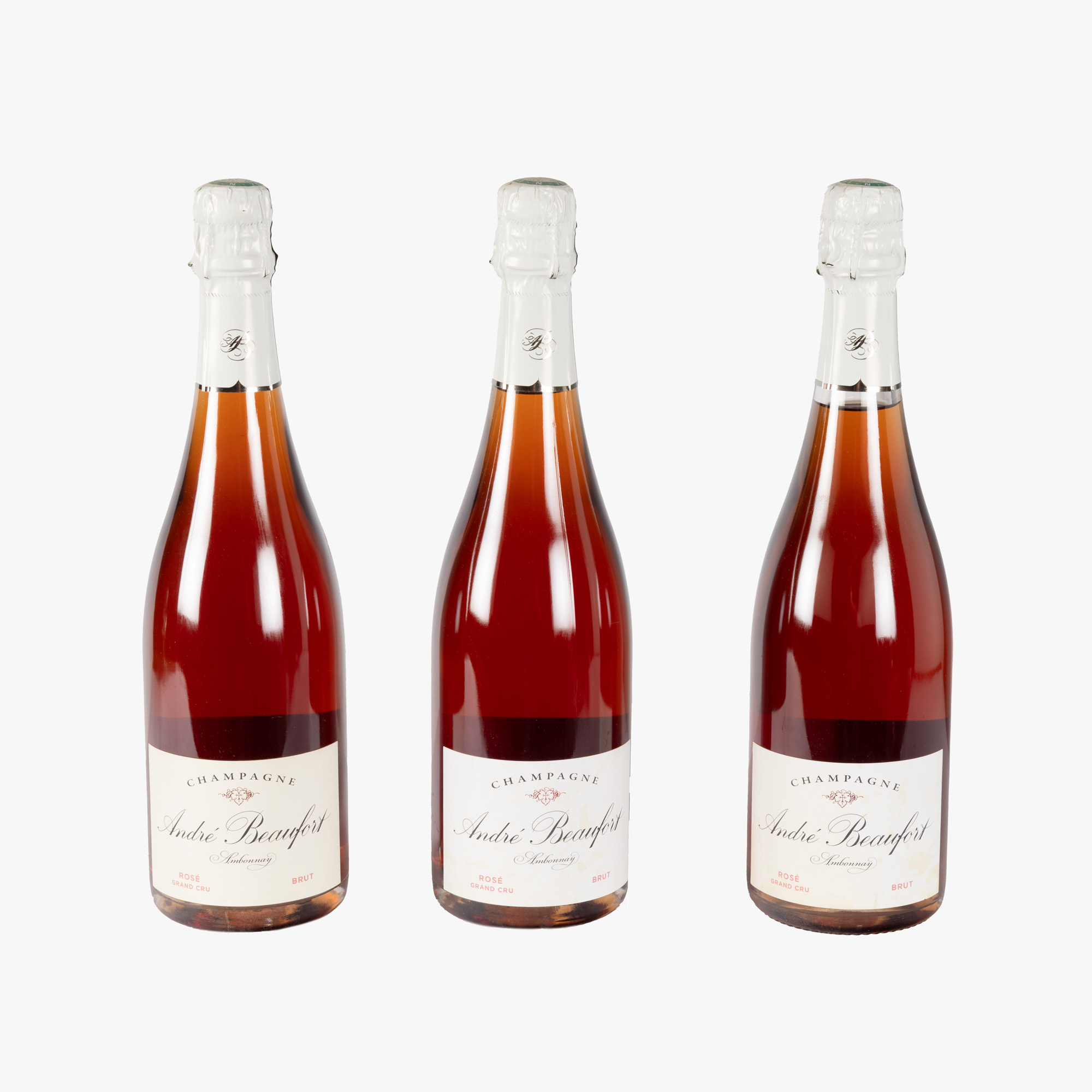 Champagne Andre Beaufort, Ambonnay Grand Cru Rosé, 3st x 0,75l
