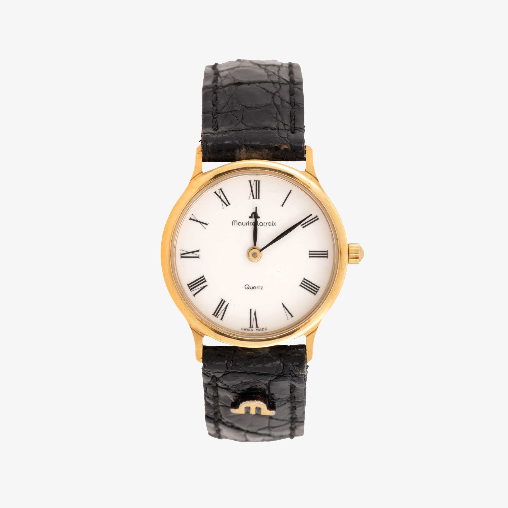 Maurice Lacroix Gold Ladies Hand Watch, accompanied by the original box