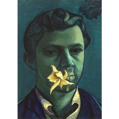Self-portrait at Father's Death