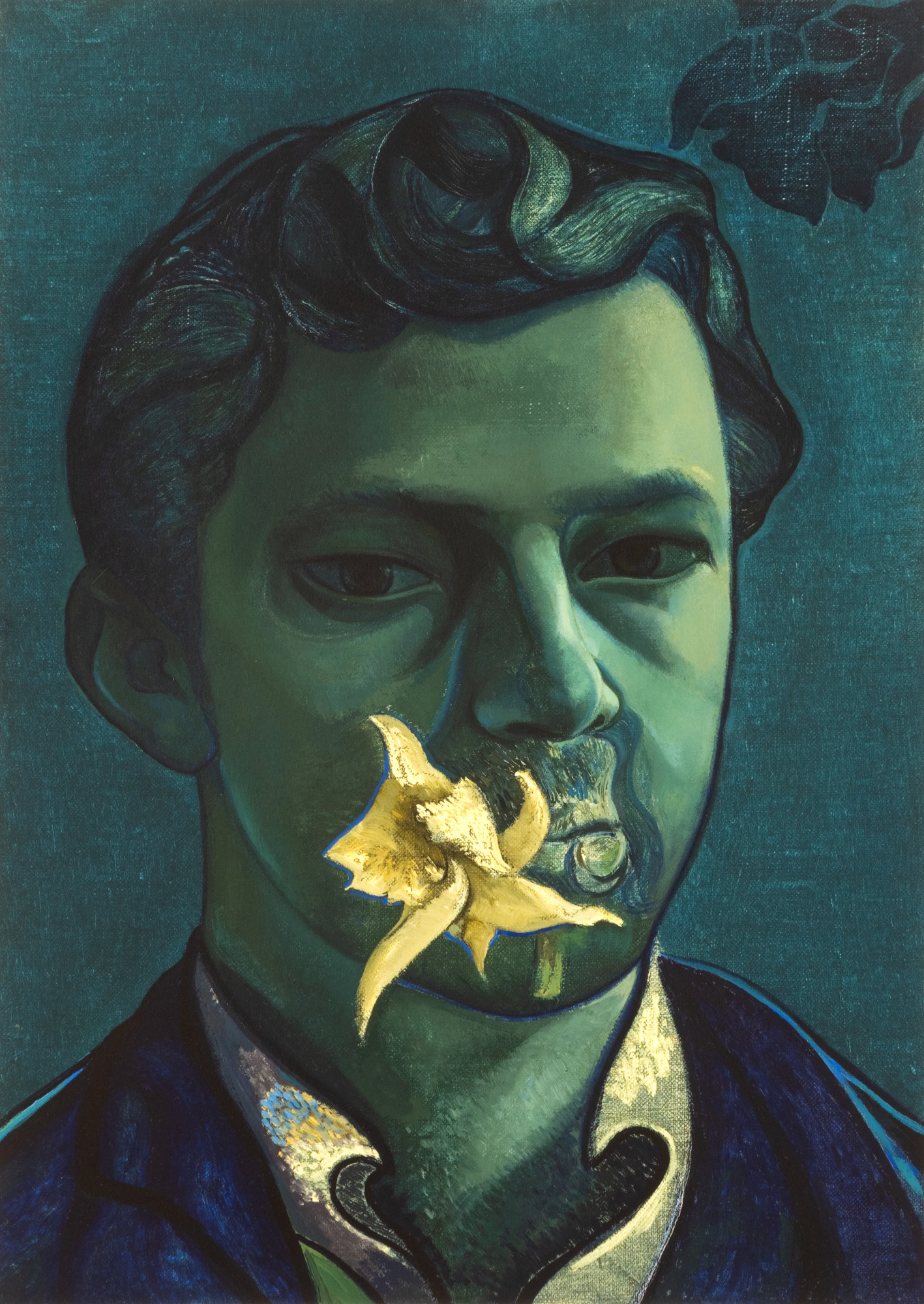 Self-portrait at Father's Death