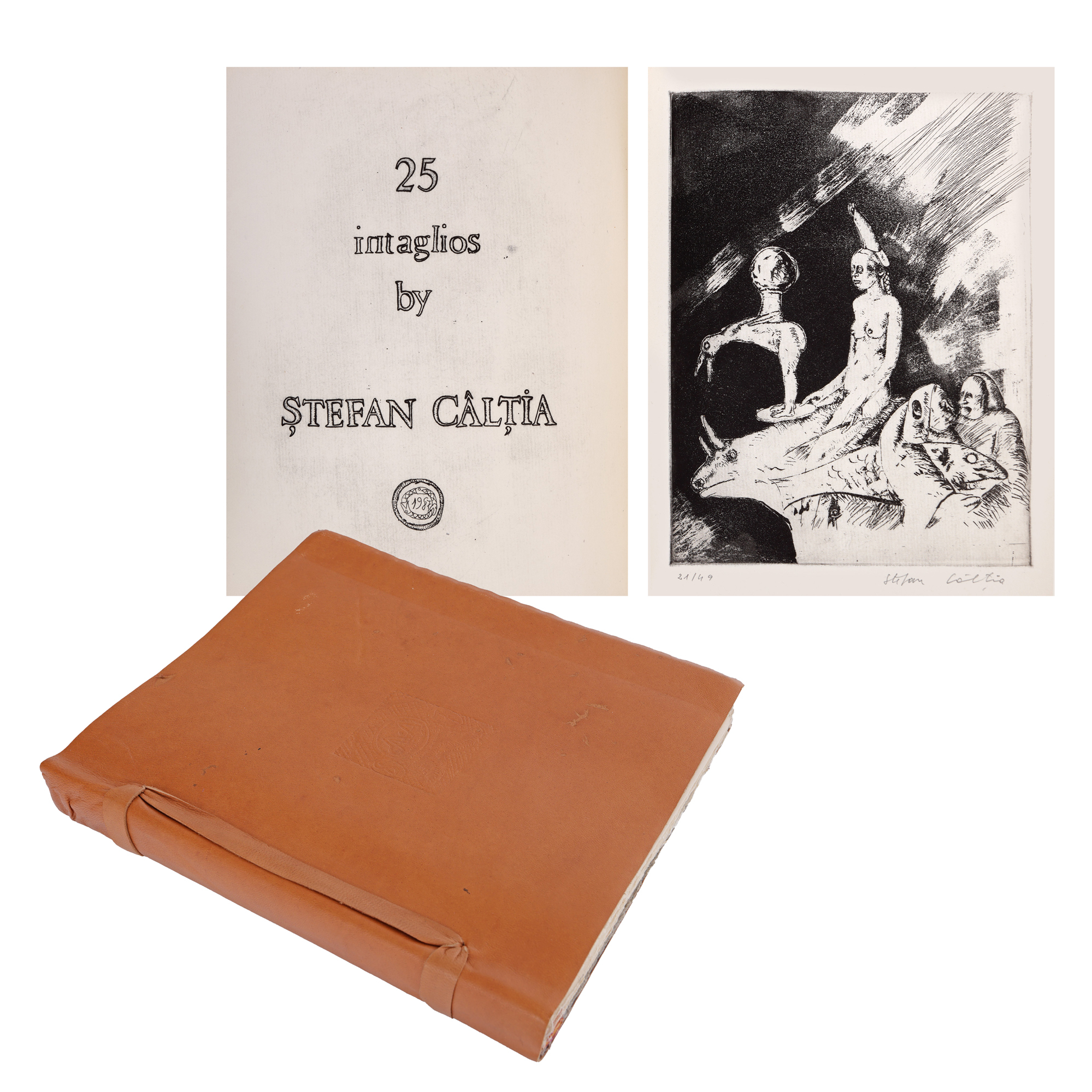 Folder with 25 engravings