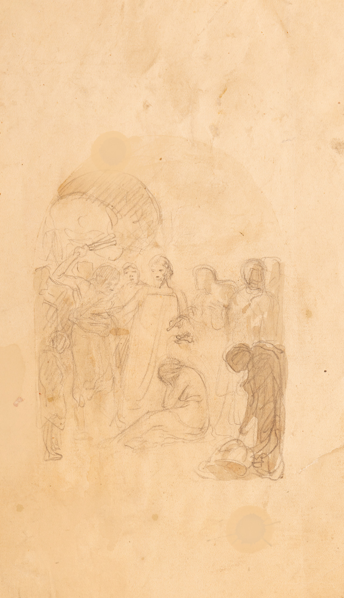 Sketch for "The Adulterous Woman"