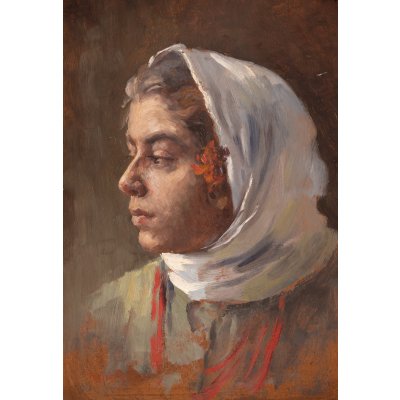 Țărăncuță cu basma albă