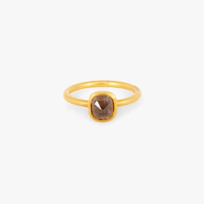 Inel din aur, decorat cu un diamant de cca. 1,87 ct., însoțit de certificat gemologic GSI