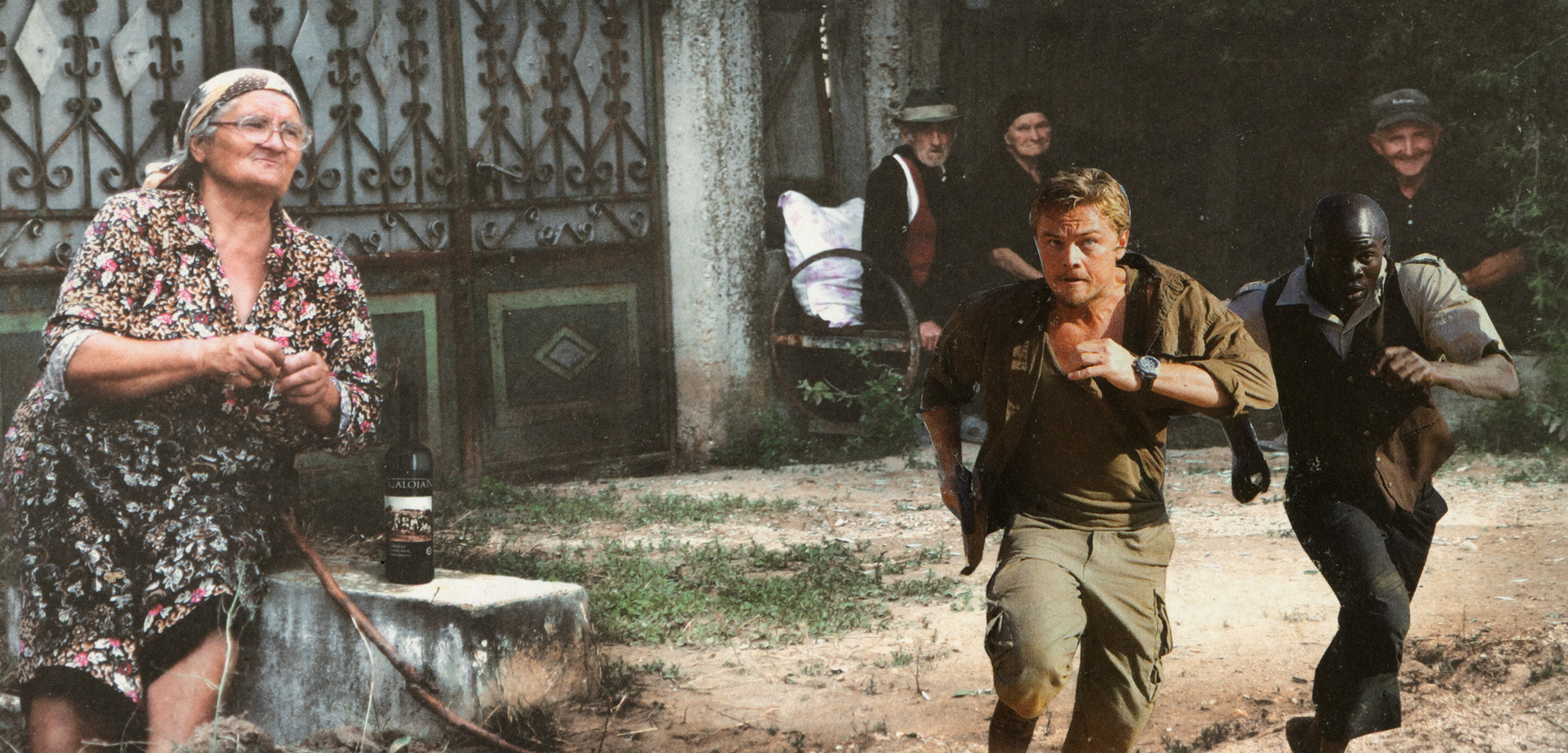 Where are you running away to, grandson?!