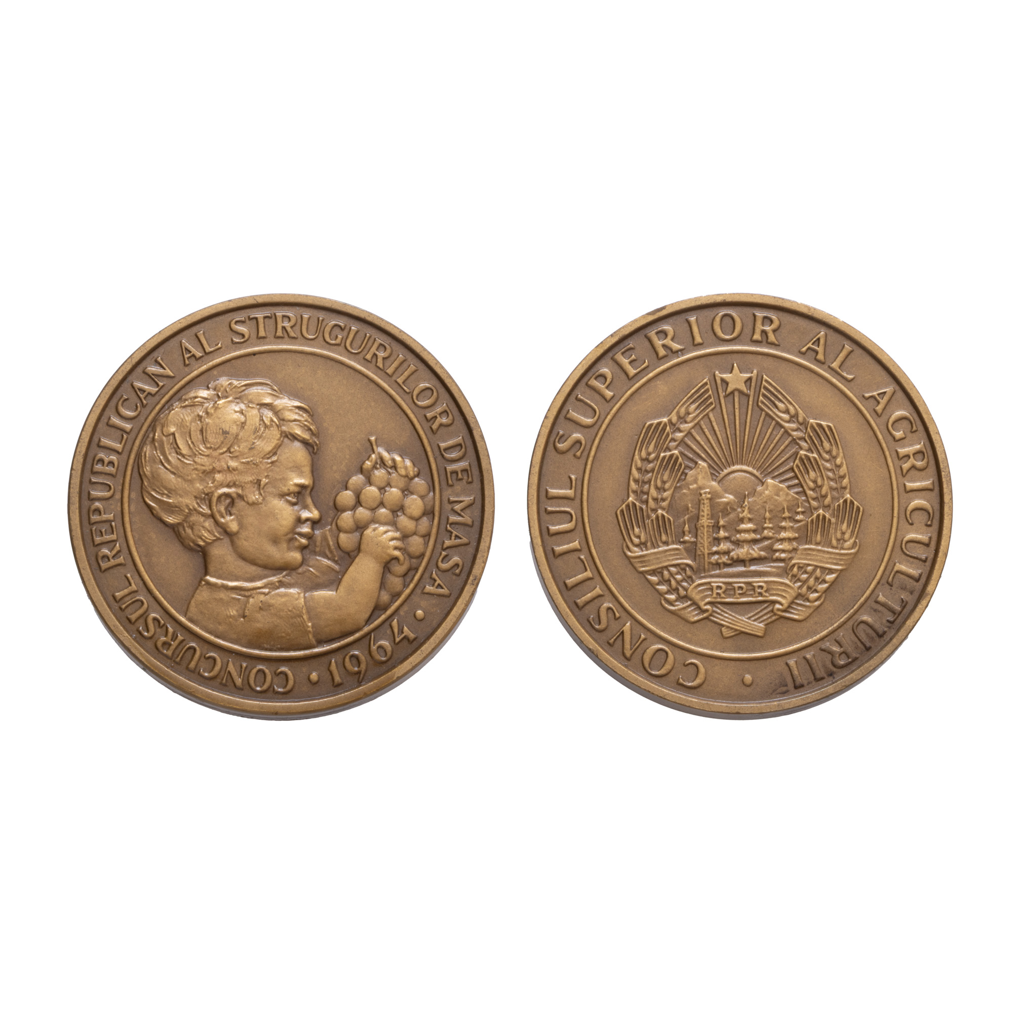 "The Republican Competition of Table Grapes" Medal, 1964