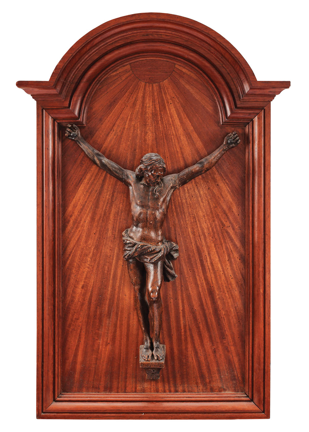 Corpus Christi sculptat în lemn de nuc, Franţa, sec. XVII-XVIII