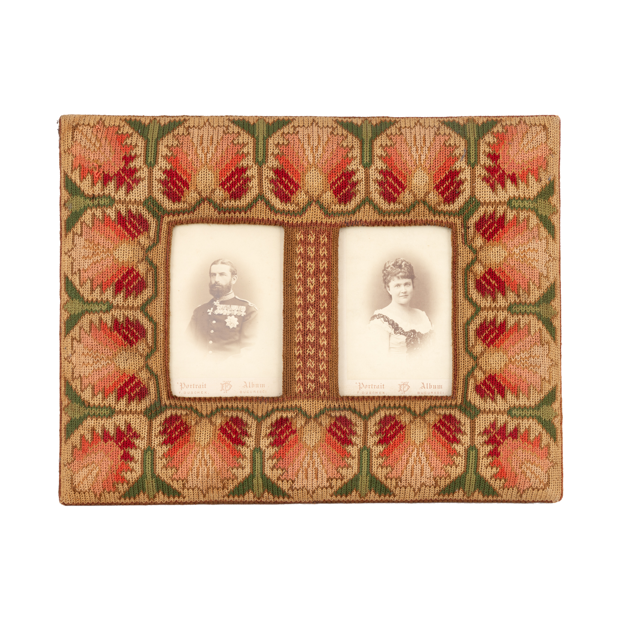 Lot consisting of two photos illustrating King Carol I and Queen Elisabeta, Bucharest, approx. 1890, collection